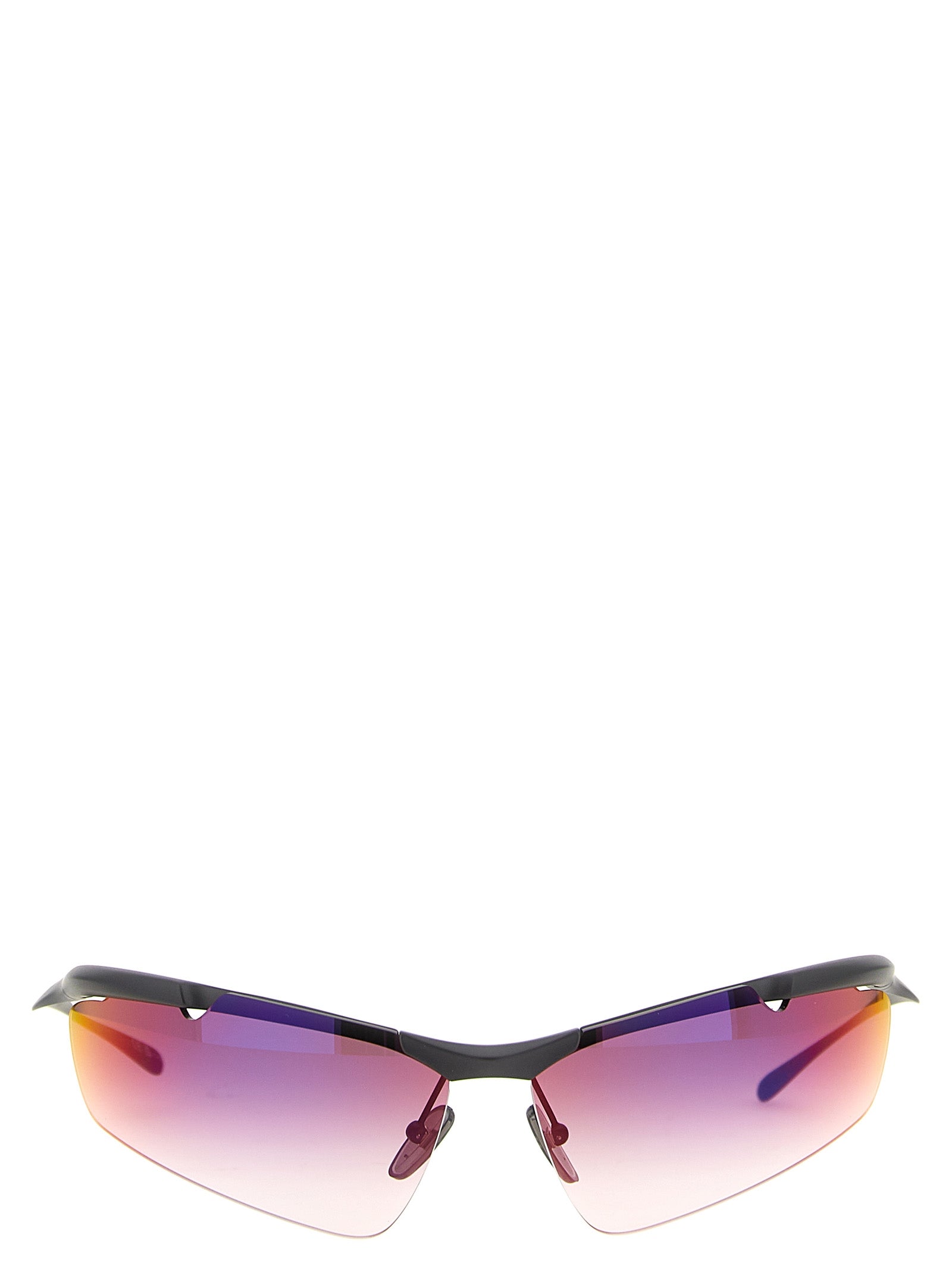 Balenciaga Rote Polyamid-Sonnenbrille