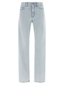 Givenchy Blaue Jeans aus Baumwolle im geraden Schnitt