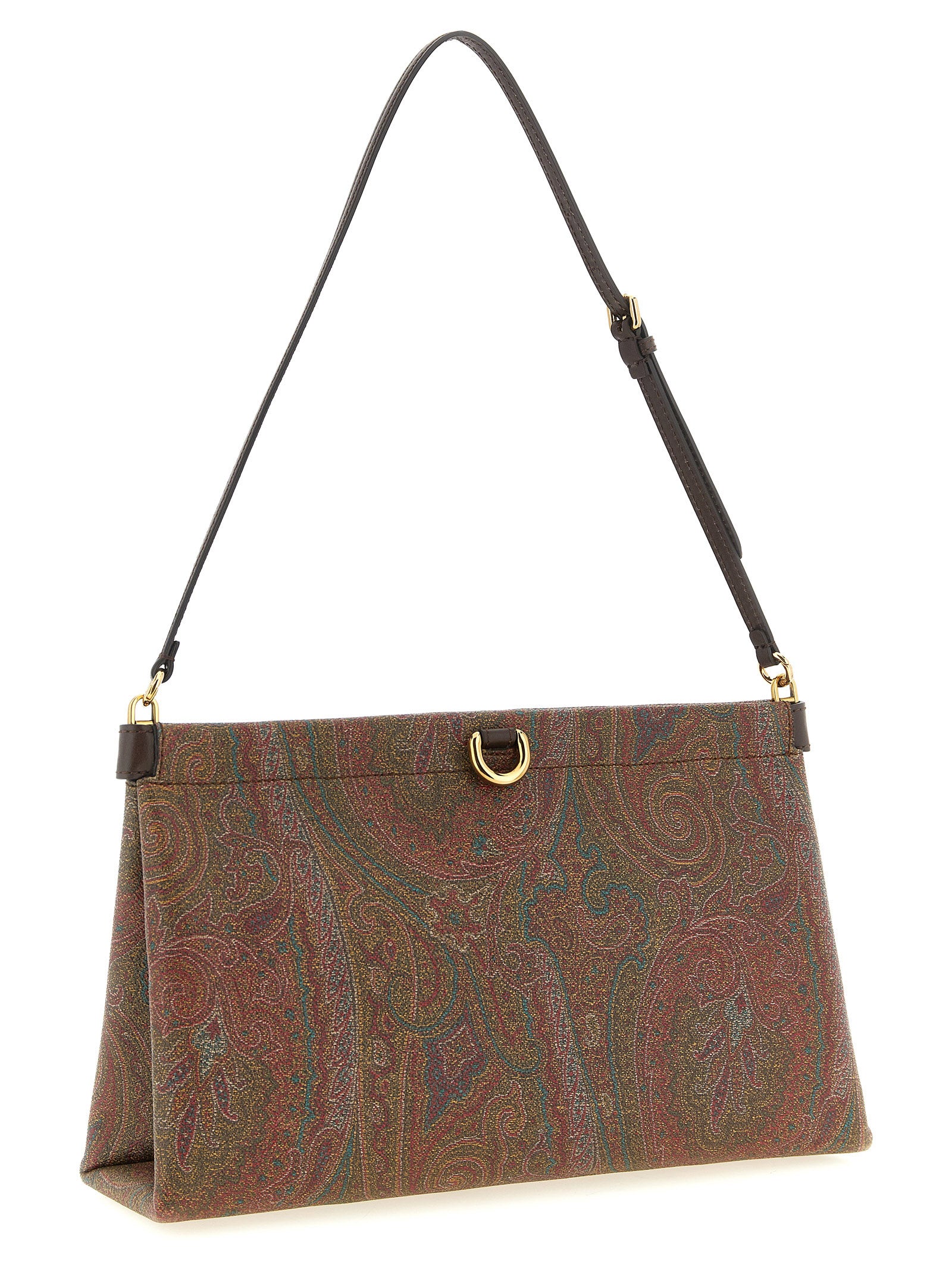Etro Braune Baumwoll-Clutch
