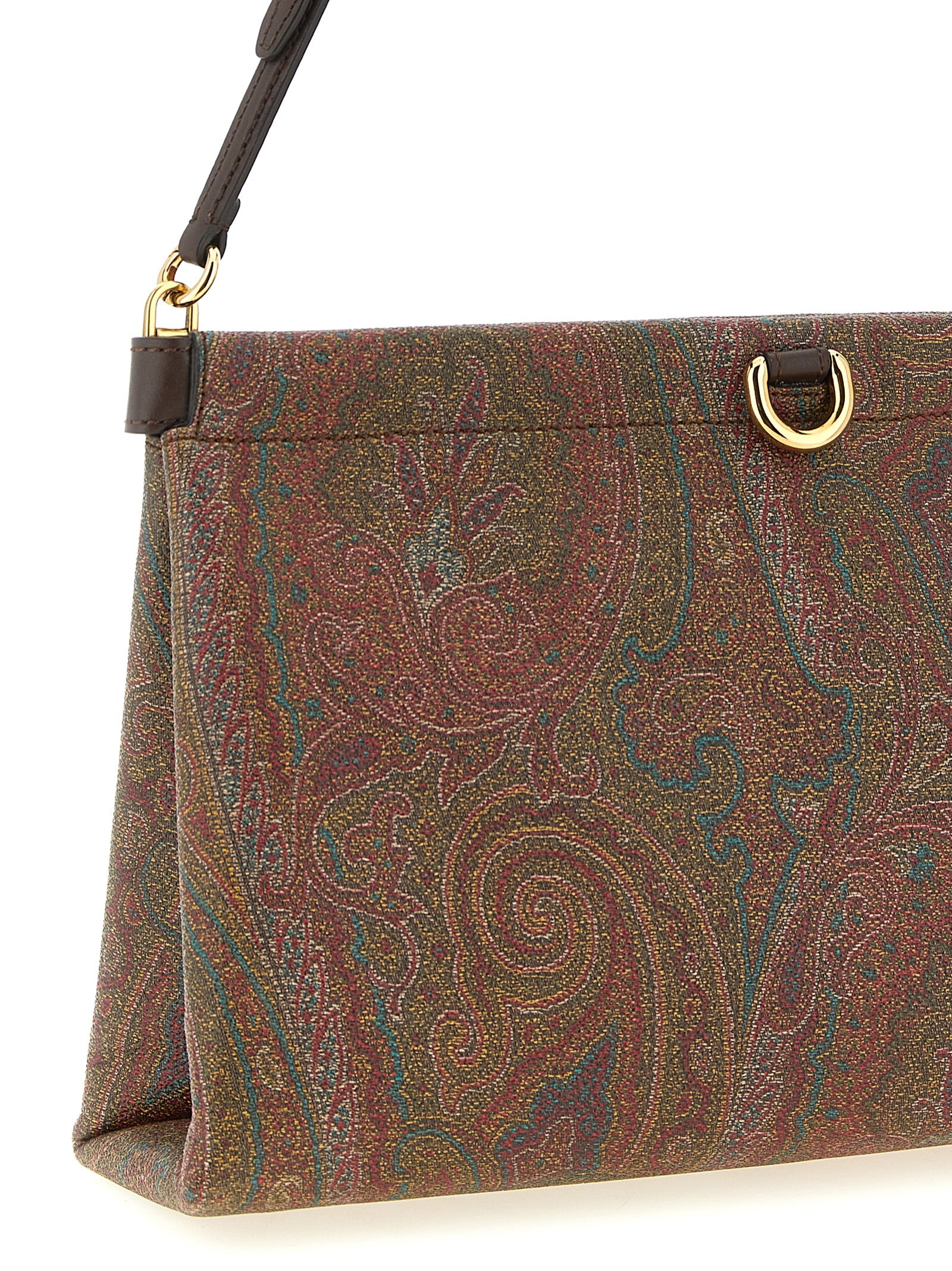 Etro Braune Baumwoll-Clutch