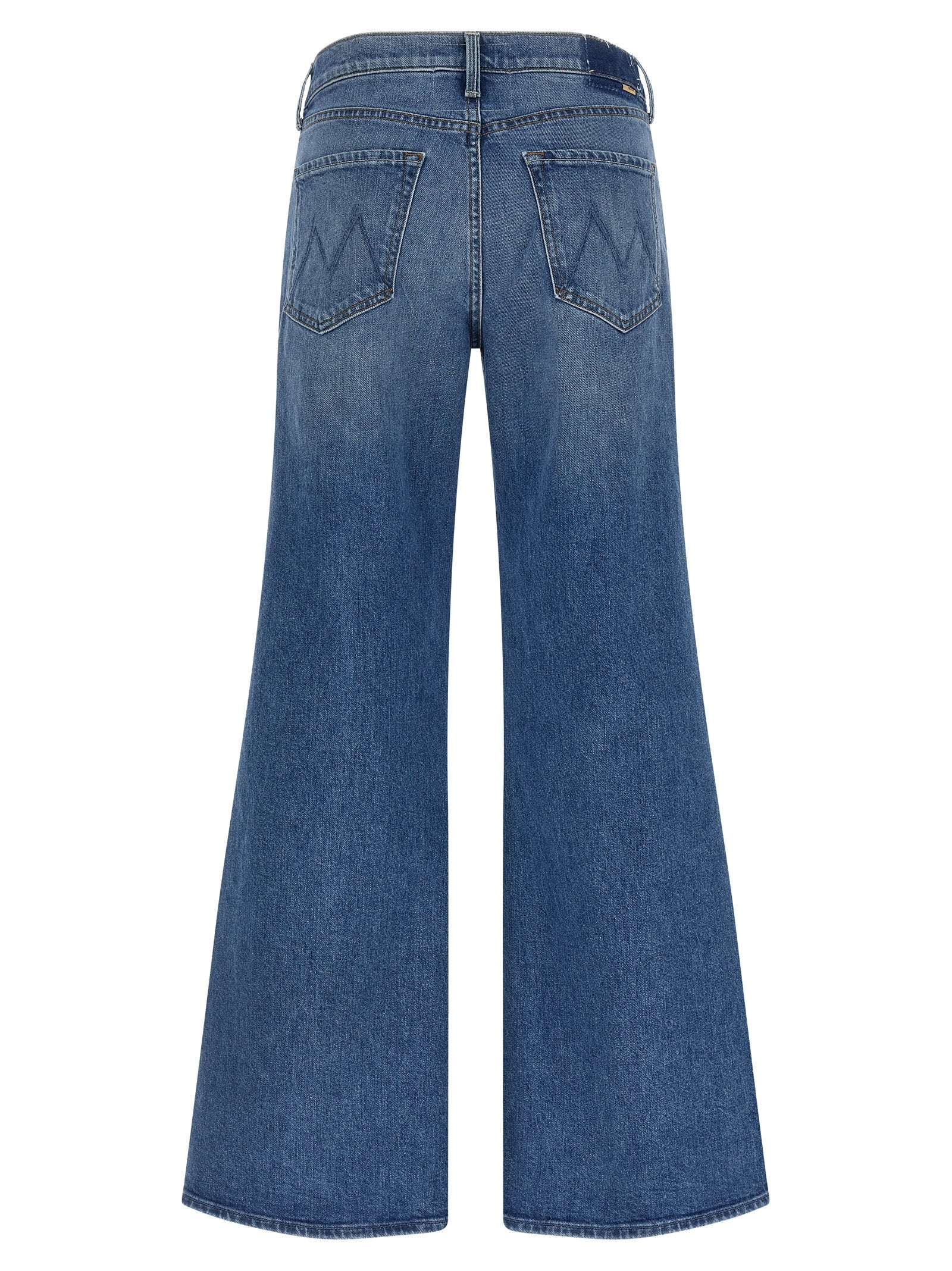 Mother Denim Blaue Baumwolljeans Denim