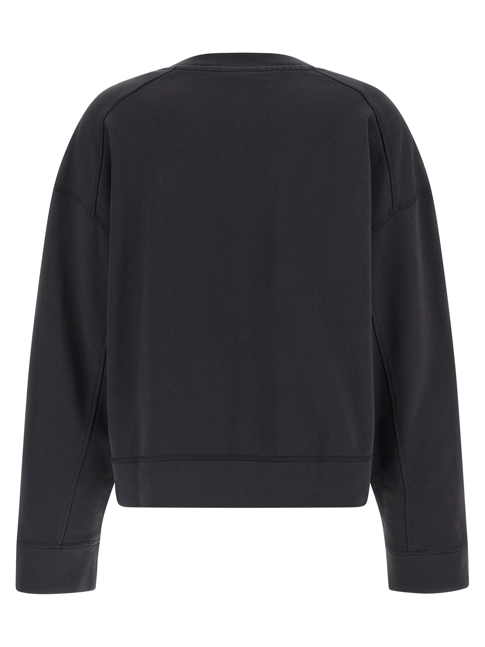 Ganni Schwarzer Bio-Baumwoll-Sweater