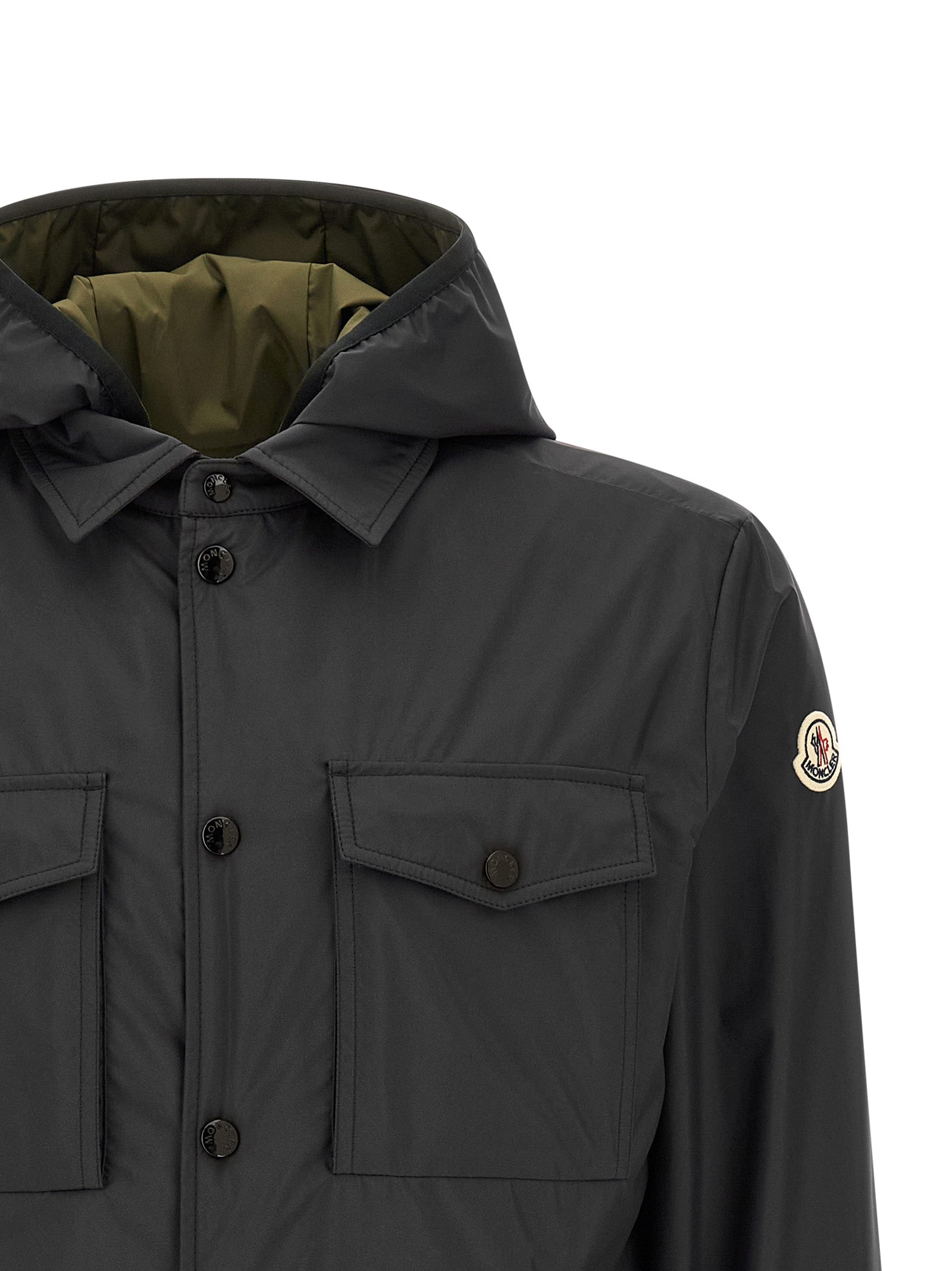 Moncler Mehrfarbige Shell-Jacke aus Polyester