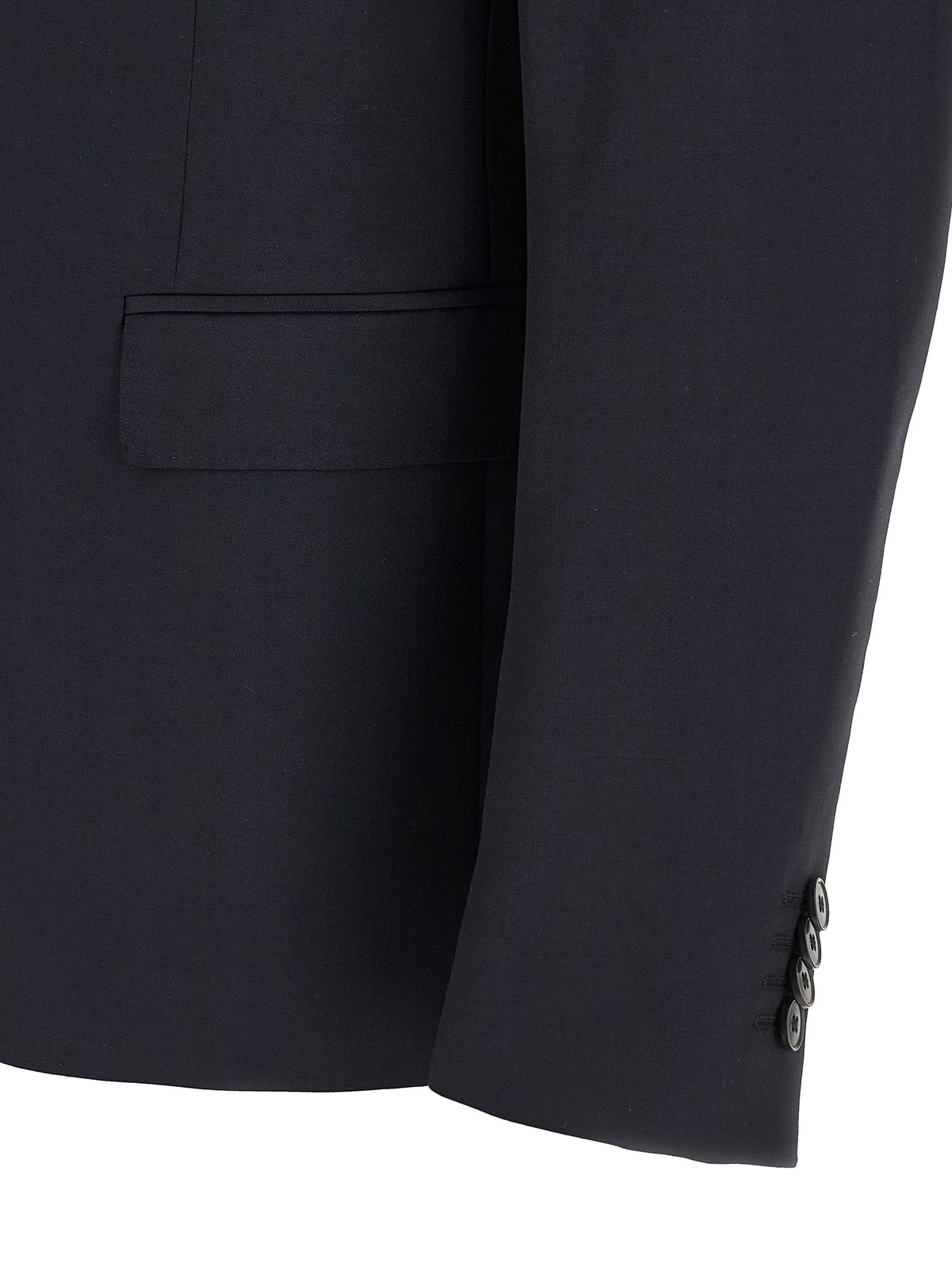 ZEGNA Blauer Wollanzug Zweiteiler