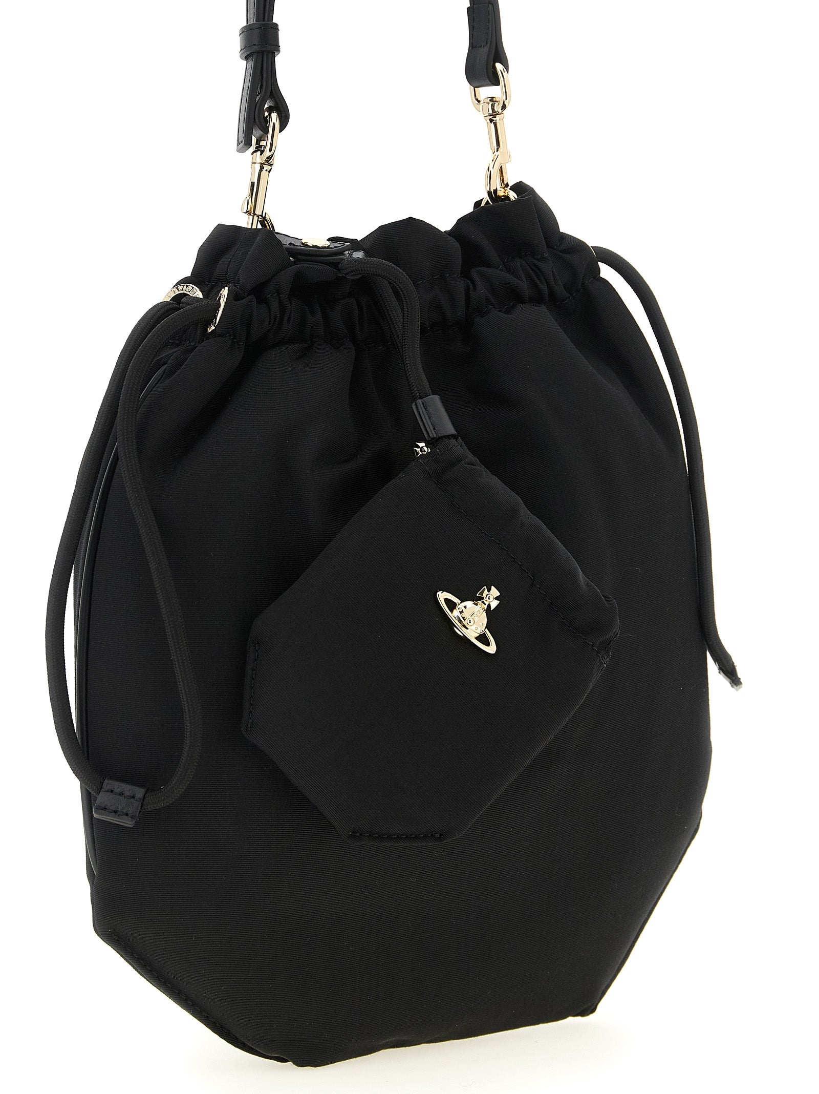 Vivienne Westwood Schwarze Viscose Handtasche