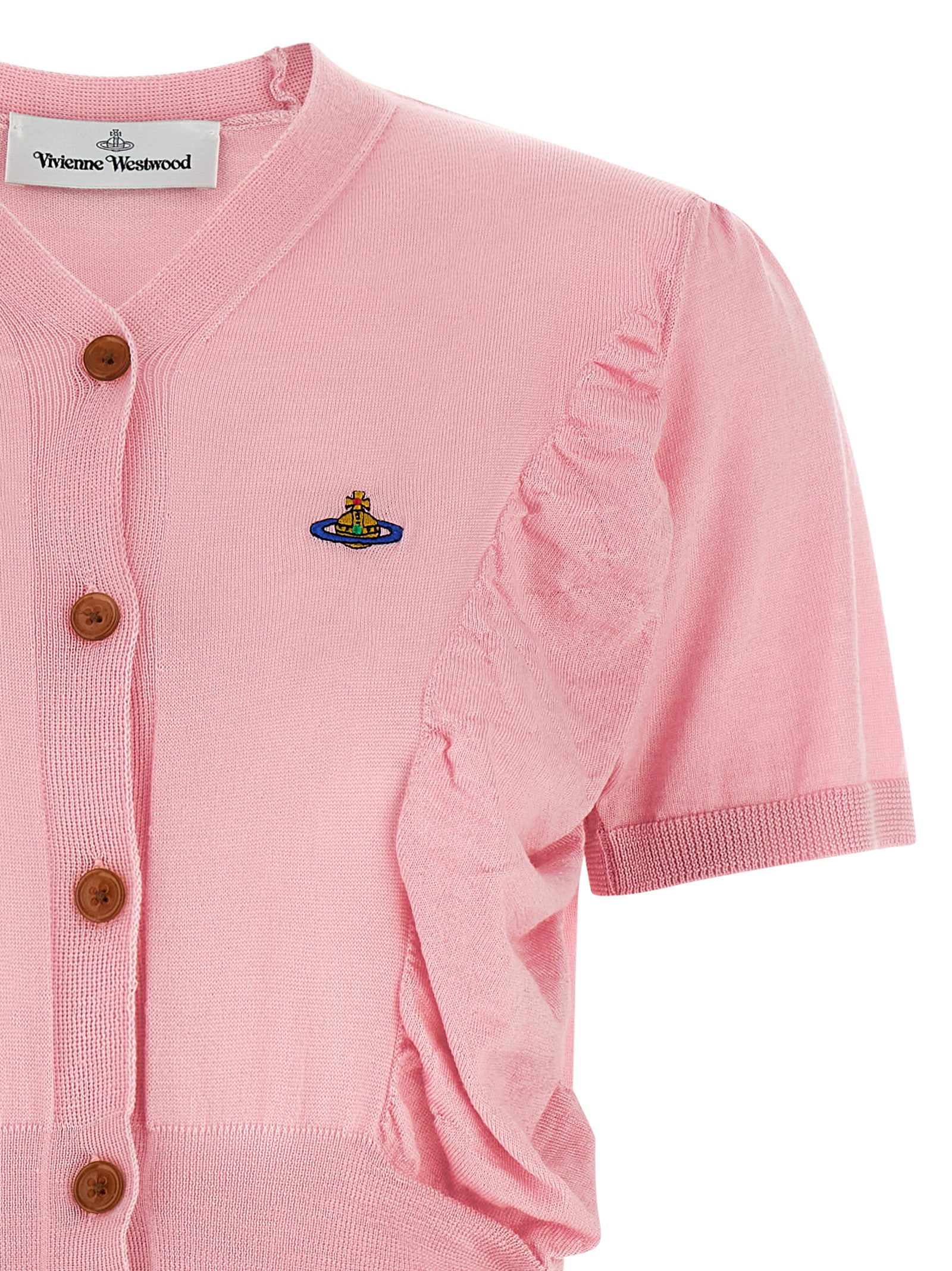 Vivienne Westwood Mehrfarbige Wollstrickjacke