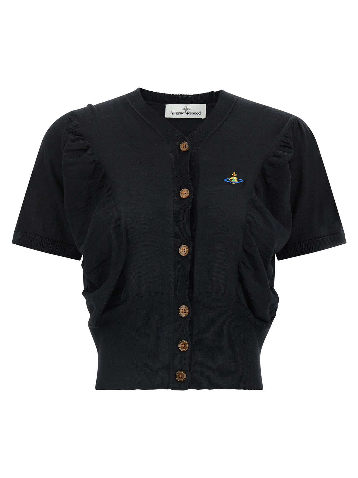 Vivienne Westwood Schwarzer Wollcardigan