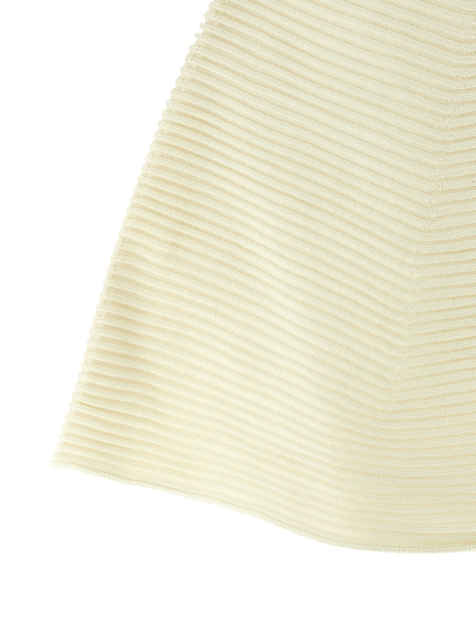 Issey Miyake Kurzes Zweifarben-Polyesterkleid