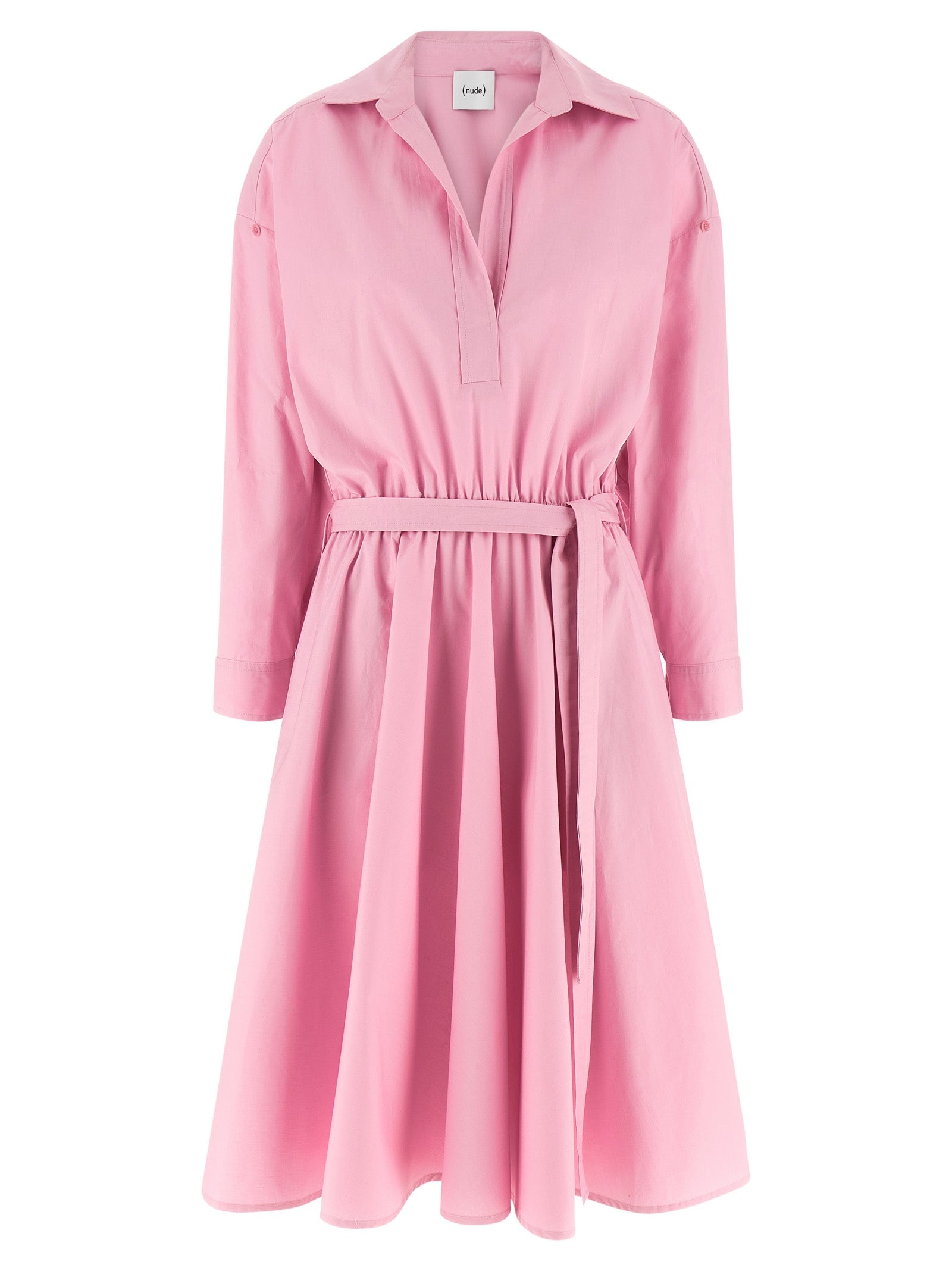 NUDE Buntes Baumwoll-Midi-Kleid