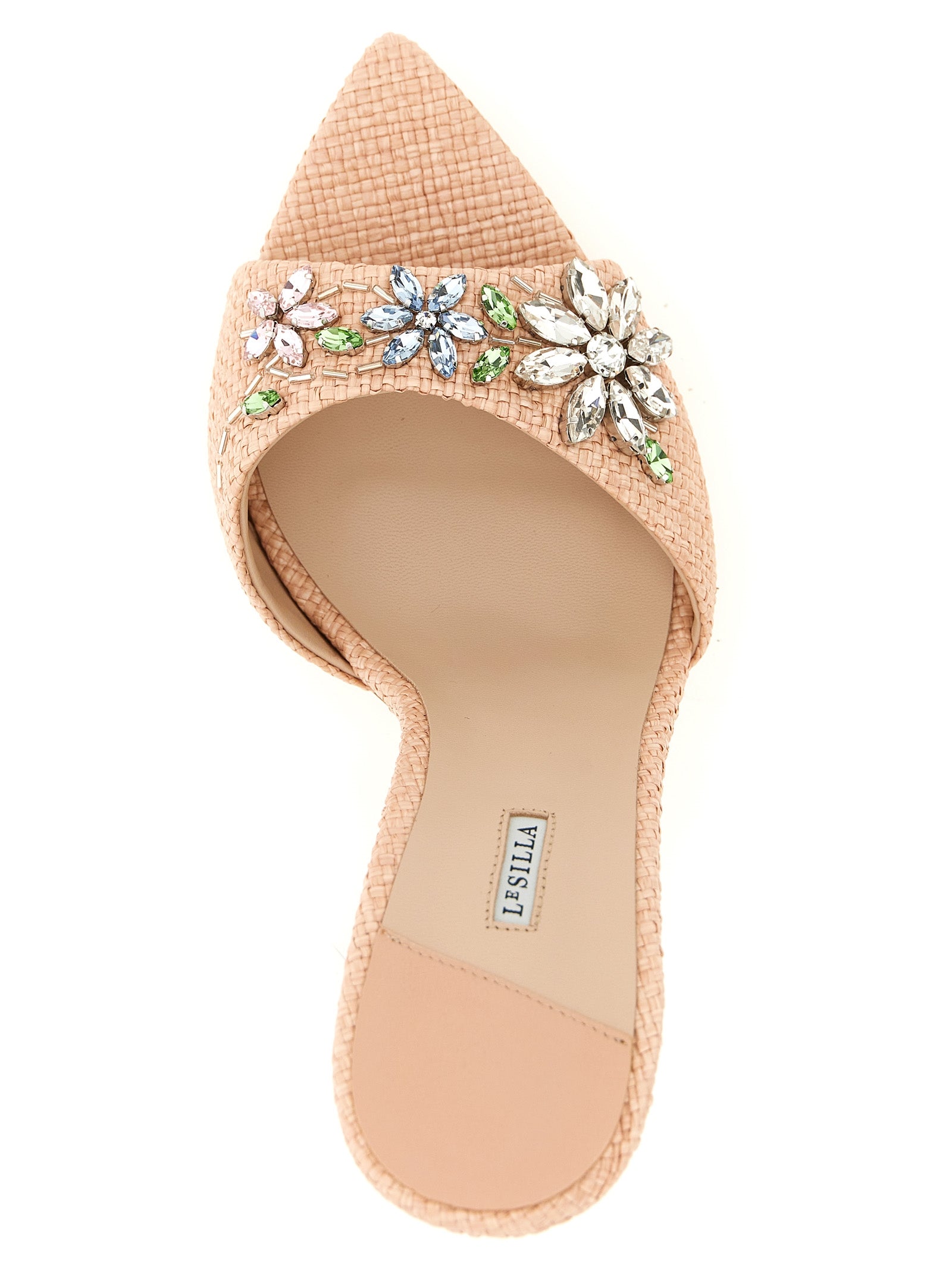 LE SILLA Stiletto-Sandalen aus mehrfarbigem Polyamid