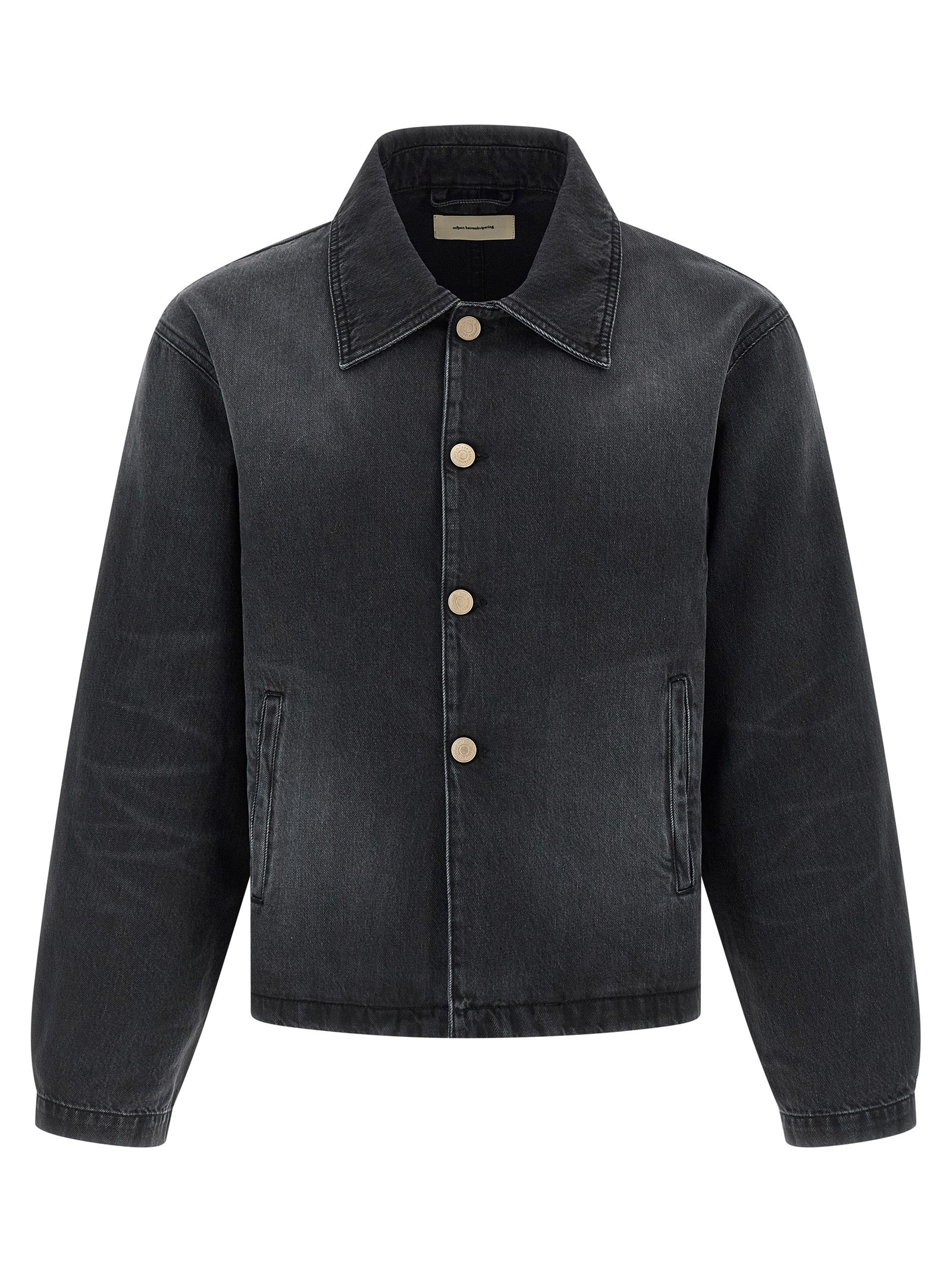 MFPEN Schwarze Jeansjacke aus Bio-Baumwolle