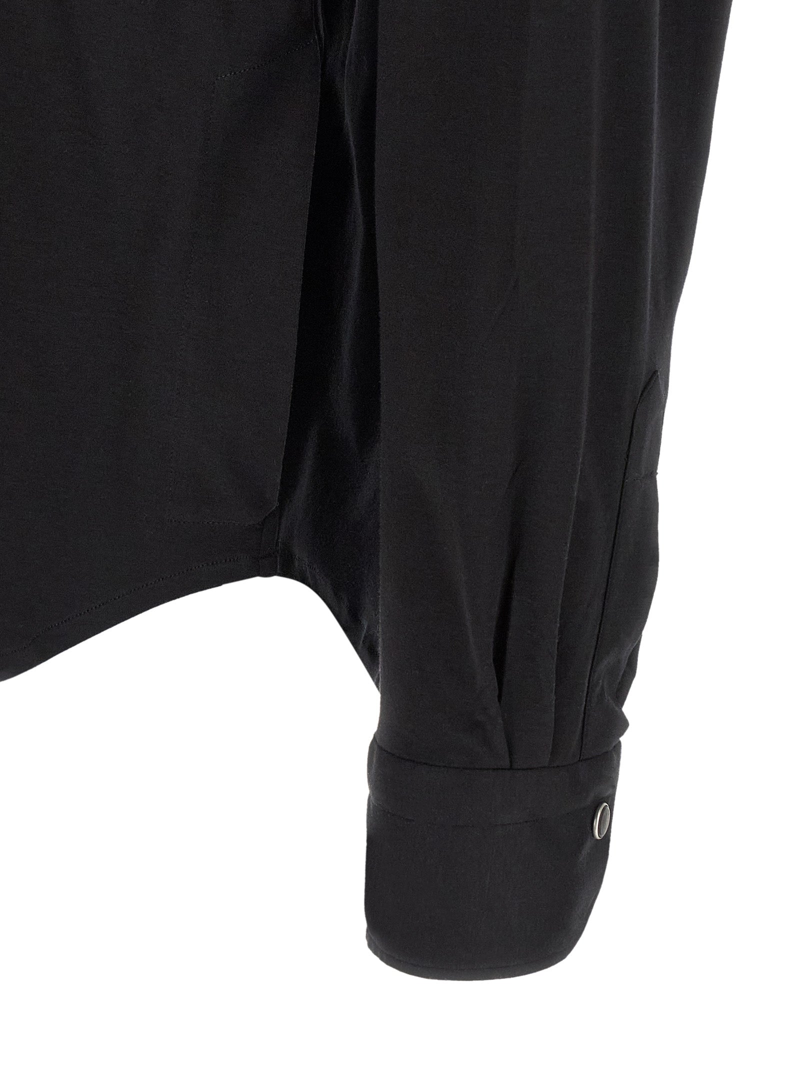 Kiton Schwarze Baumwollbluse