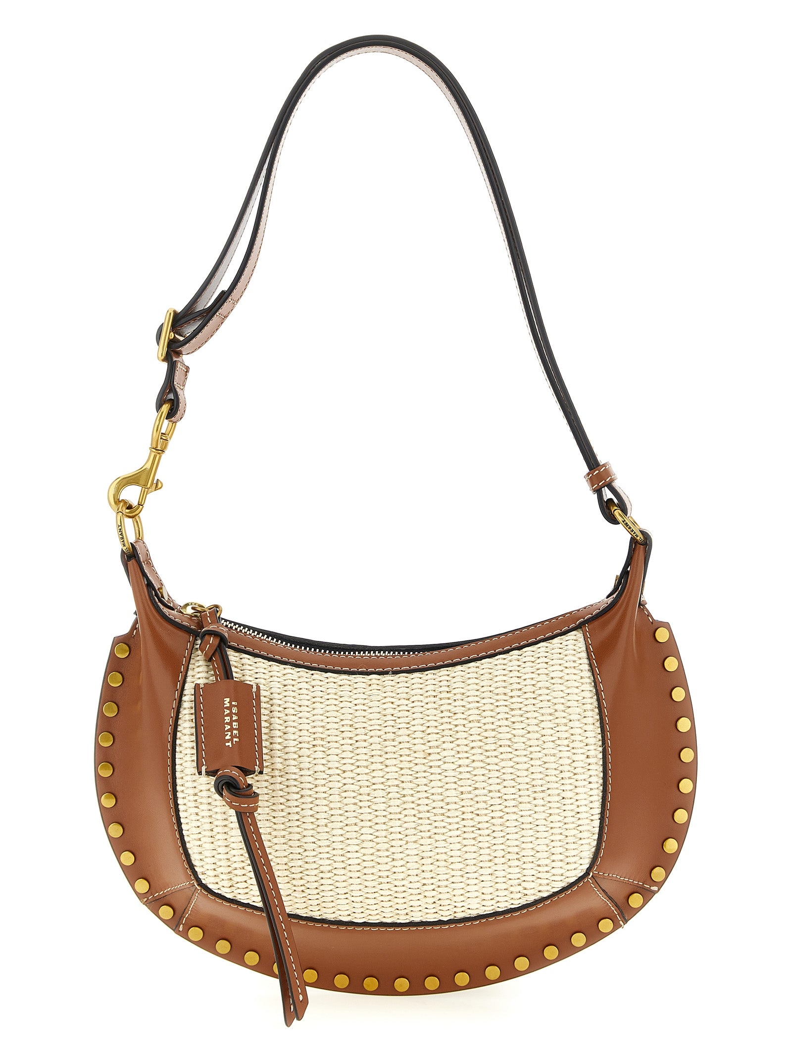 Isabel Marant Braunes Kalbsleder Damen Crossbody Tasche