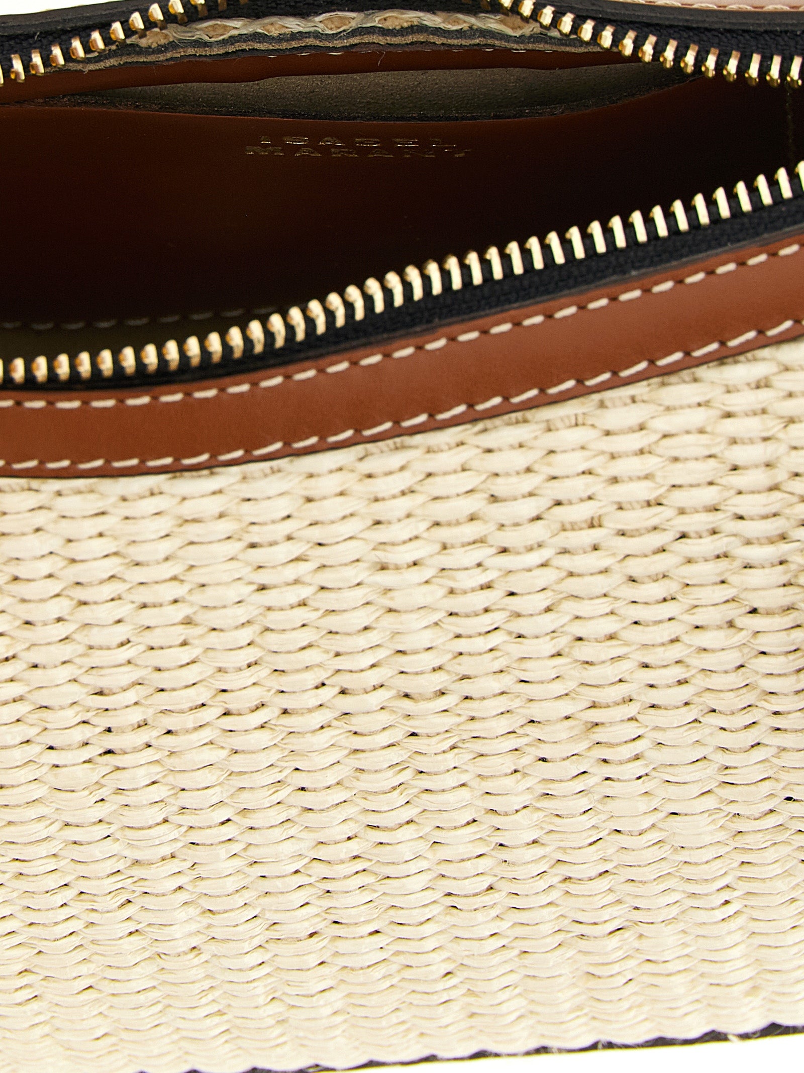 Isabel Marant Braunes Kalbsleder Damen Crossbody Tasche