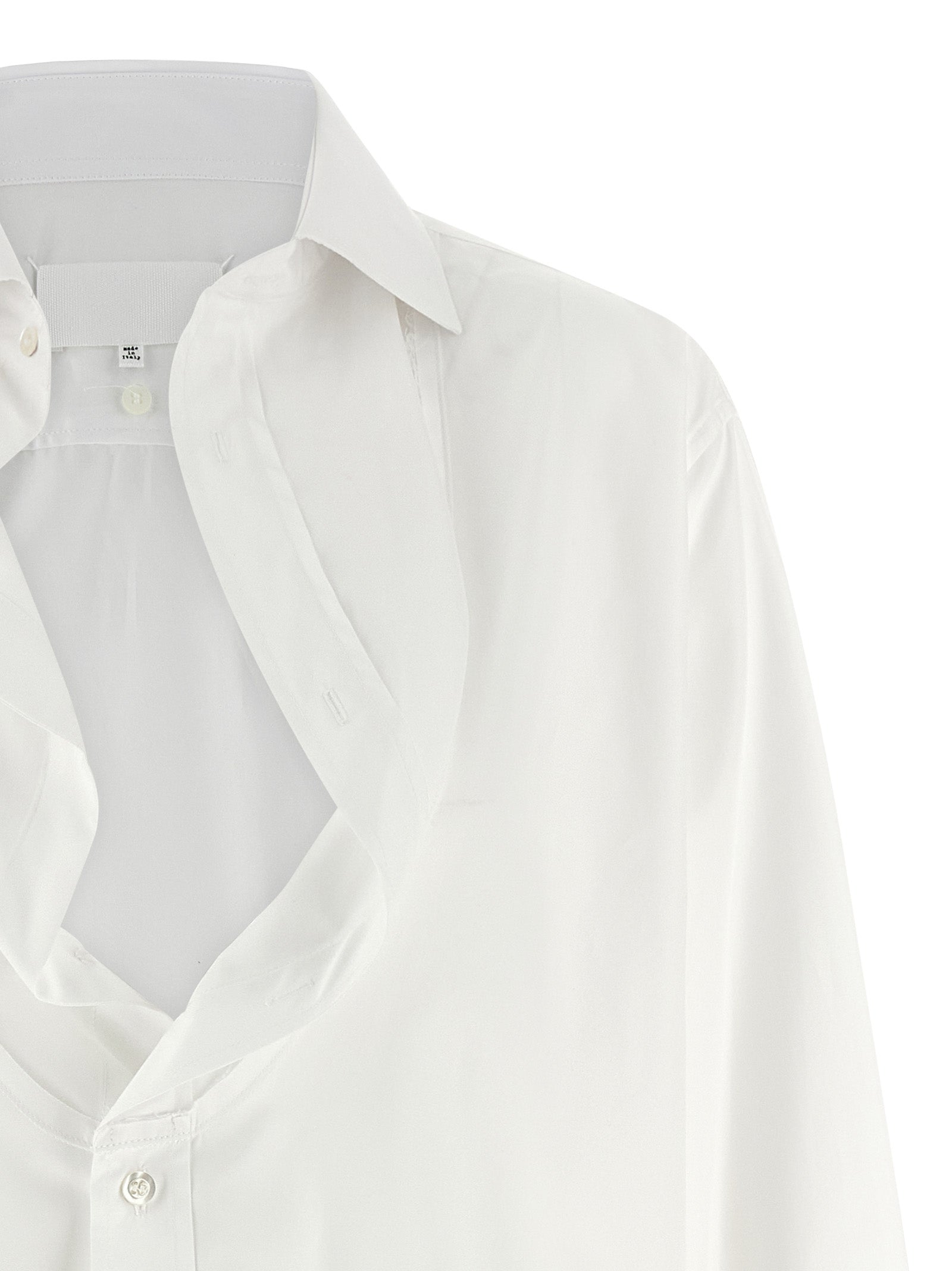 Maison Margiela Weiße Baumwollbluse