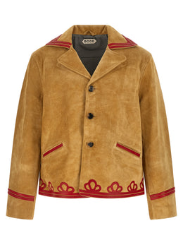 BODE Beige Cowhide Lederjacke