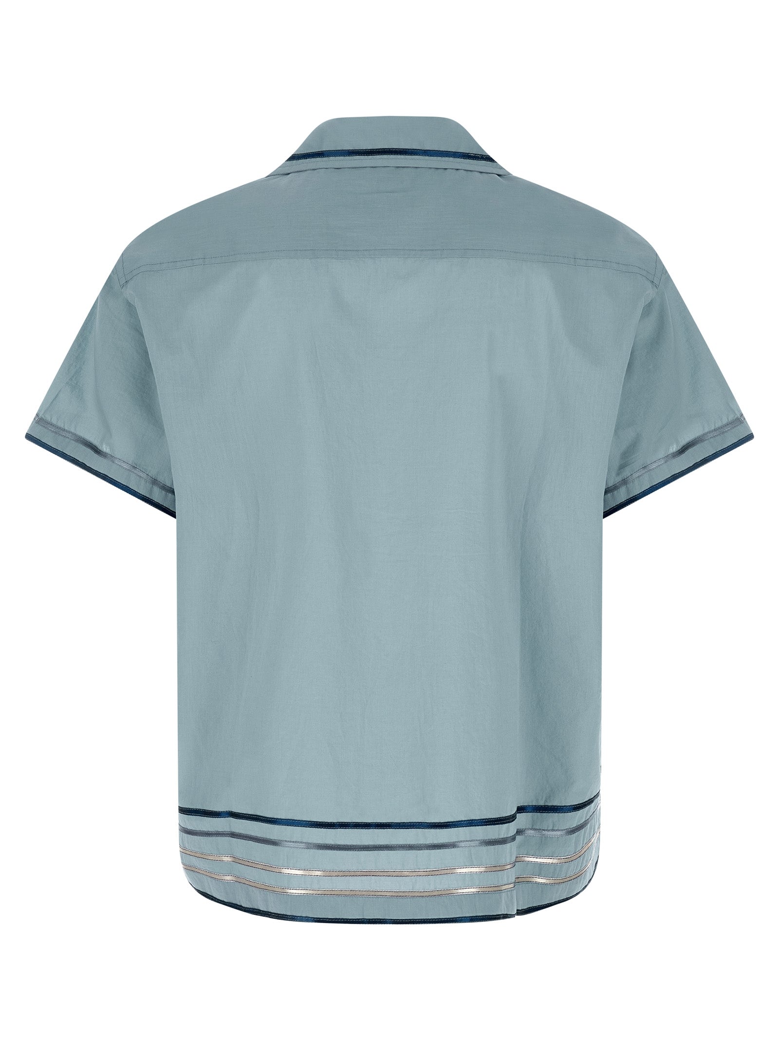 BODE Blaue Baumwollbluse