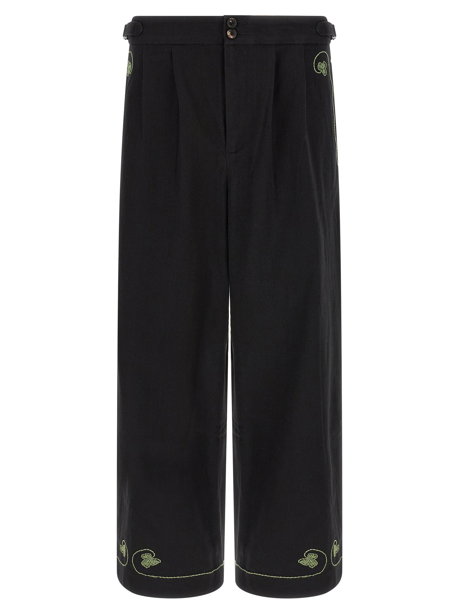 BODE Schwarze Baumwoll-Freizeithose