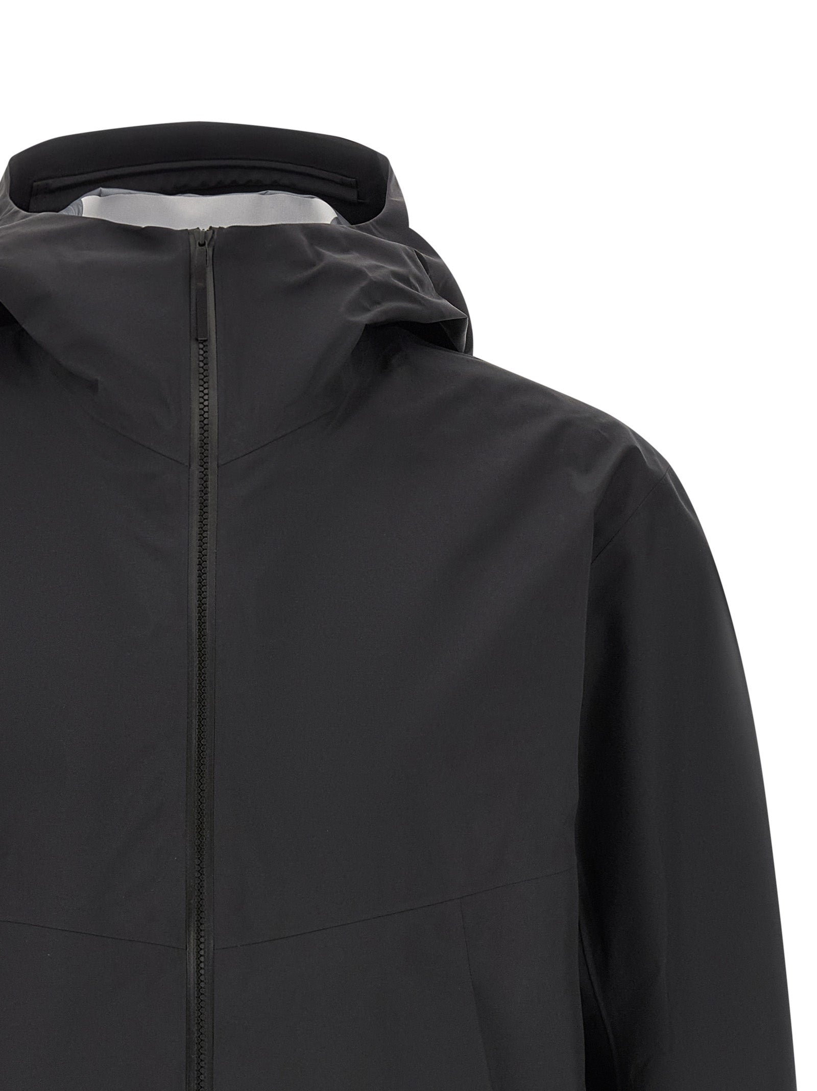 Arc'teryx Veilance Schwarze Nylon-Shell-Jacke