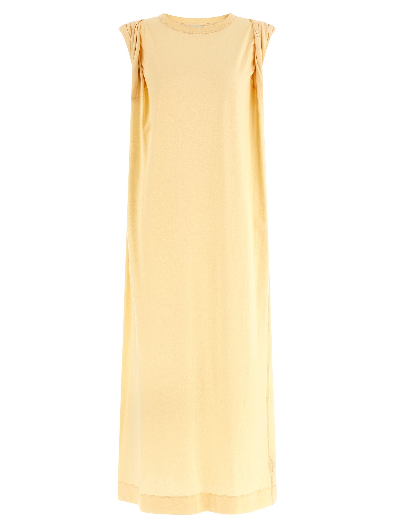 Dries Van Noten Zweifarbige Baumwoll-Maxikleid