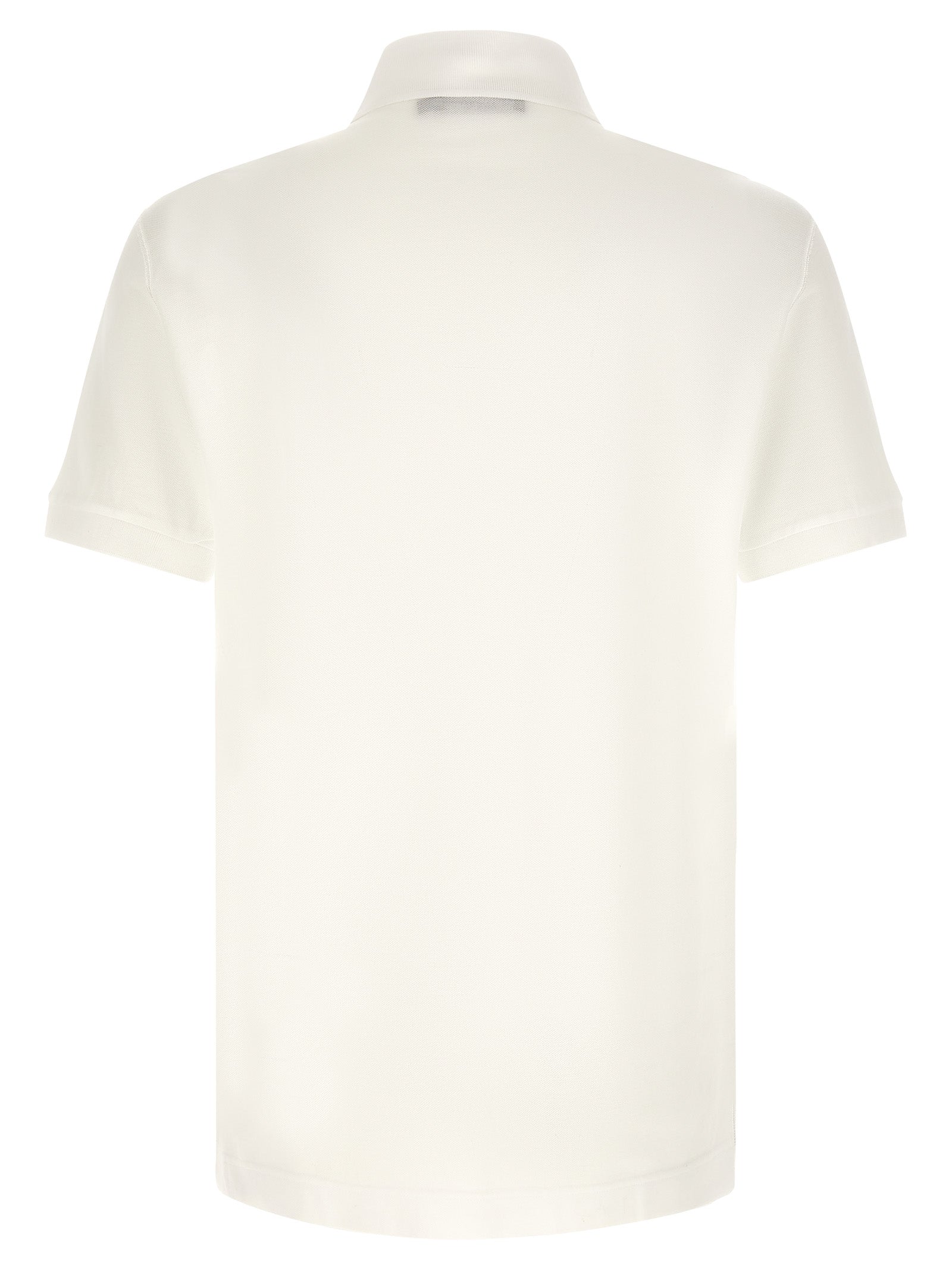 Dolce & Gabbana Weißes Poloshirt aus Baumwolle