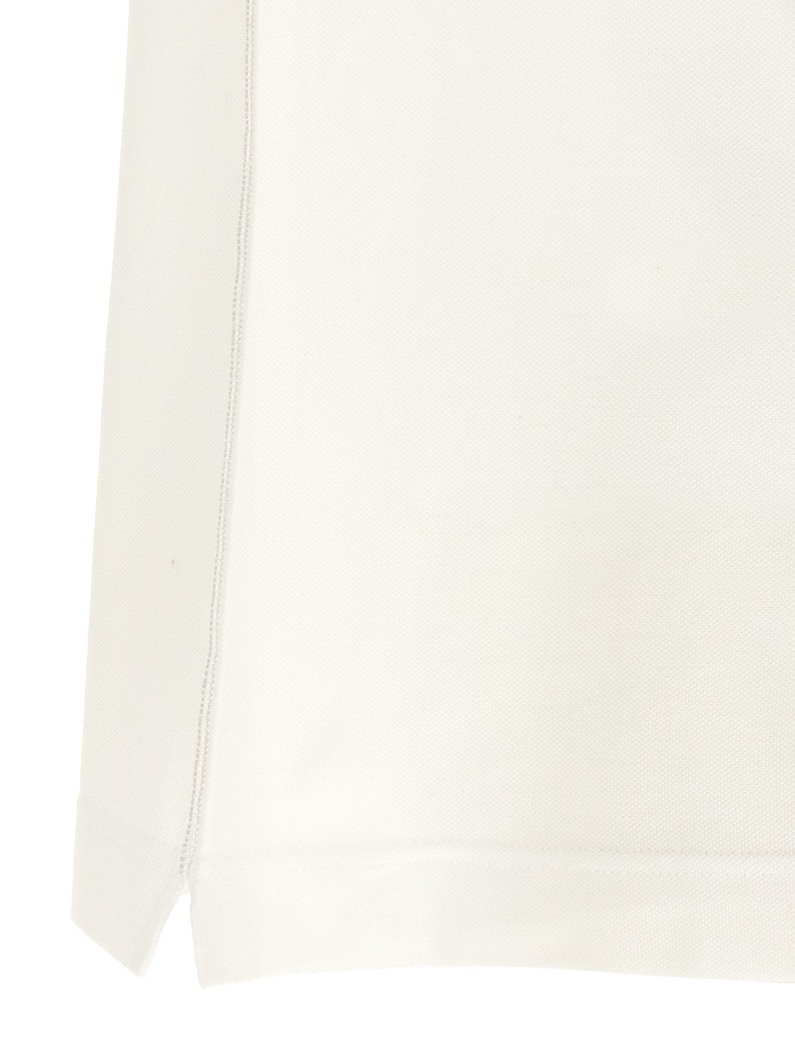 Dolce & Gabbana Weißes Poloshirt aus Baumwolle