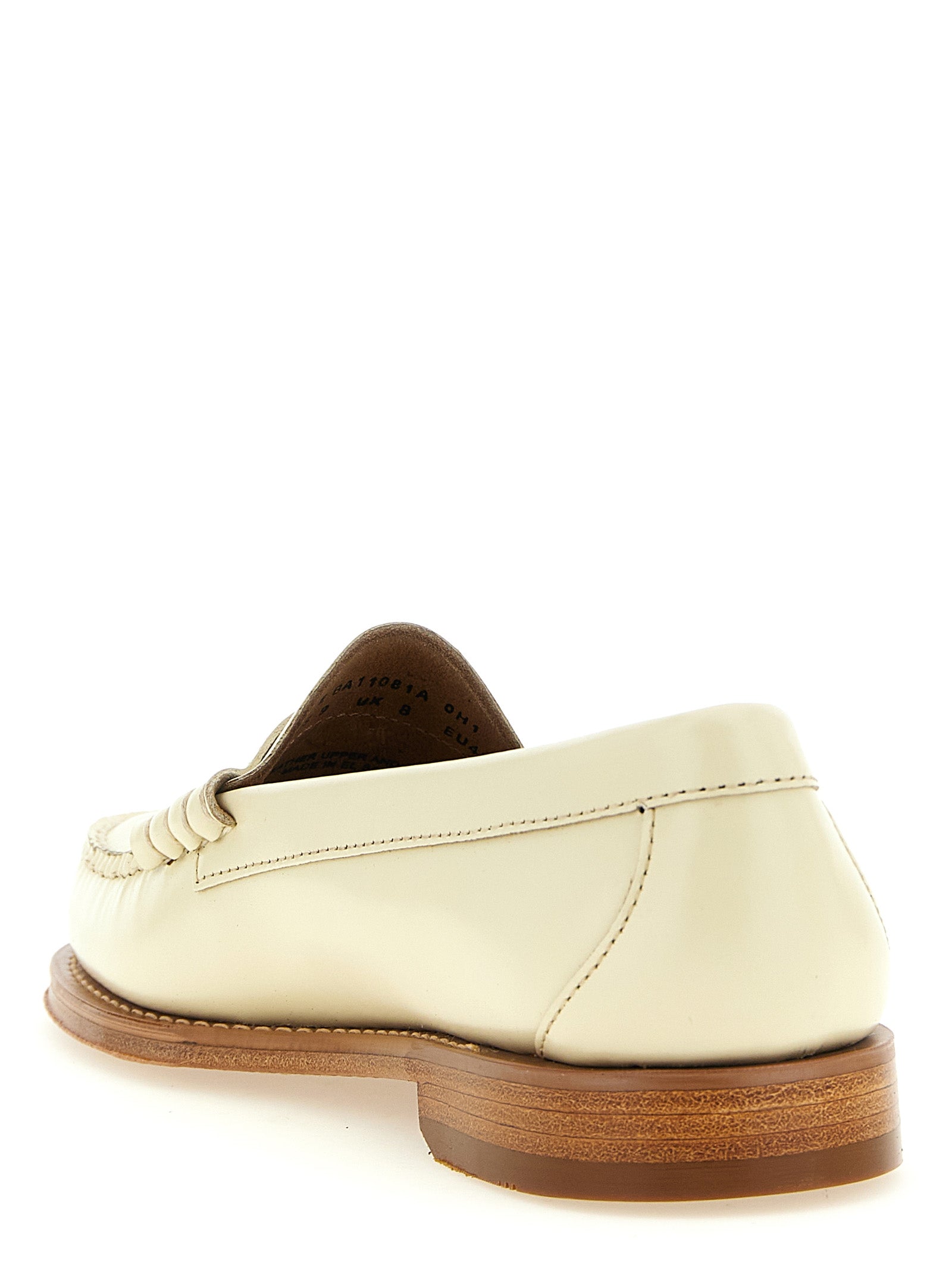 G.H. BASS Beige Kalbsleder Loafer