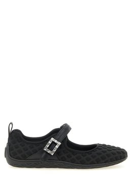 Roger Vivier Schwarze Ballerinas aus Polyamid