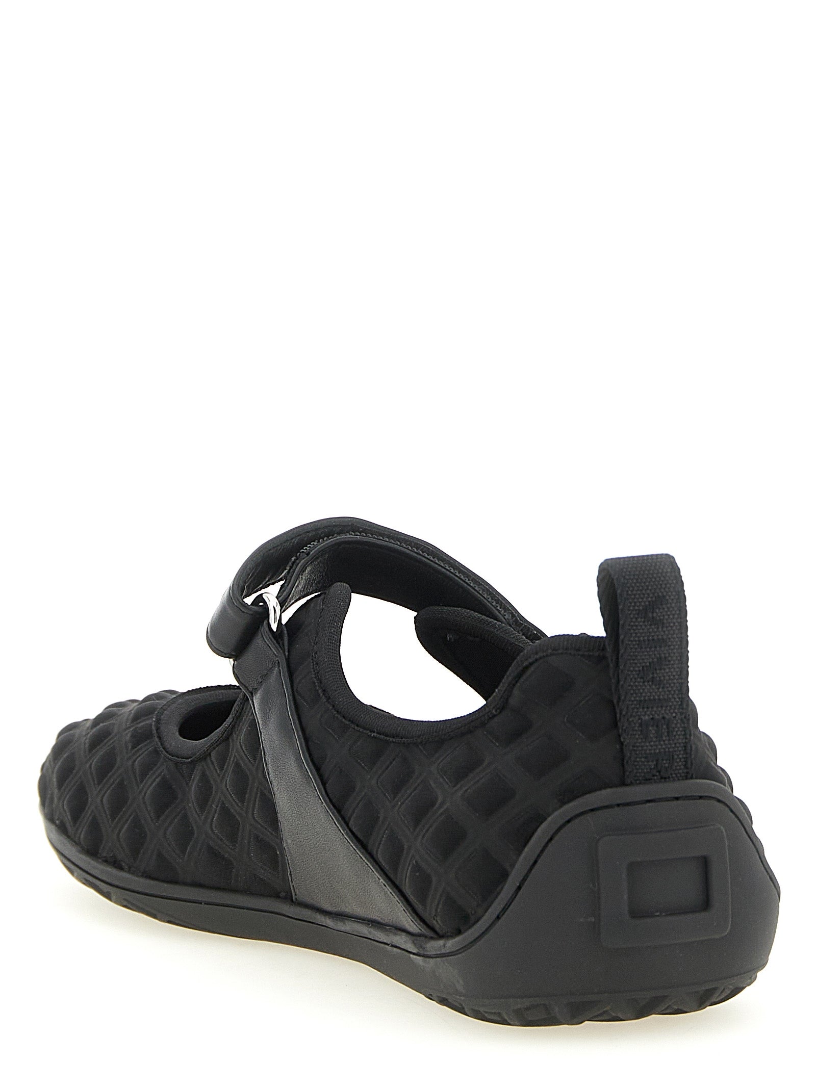 Roger Vivier Schwarze Ballerinas aus Polyamid
