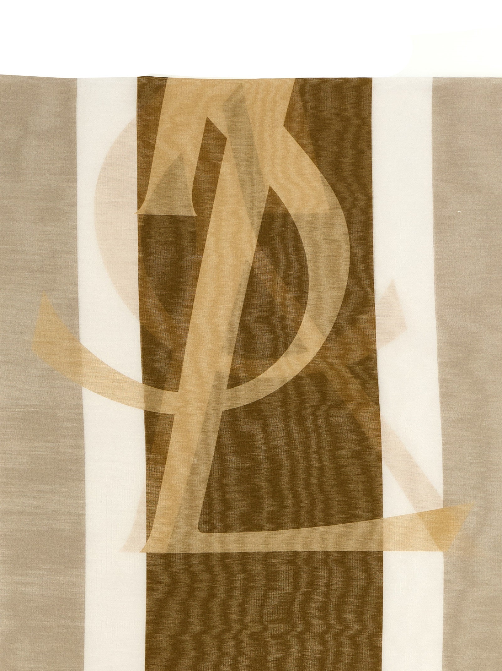 Saint Laurent Baumwoll-Foulard mit Farbverlauf