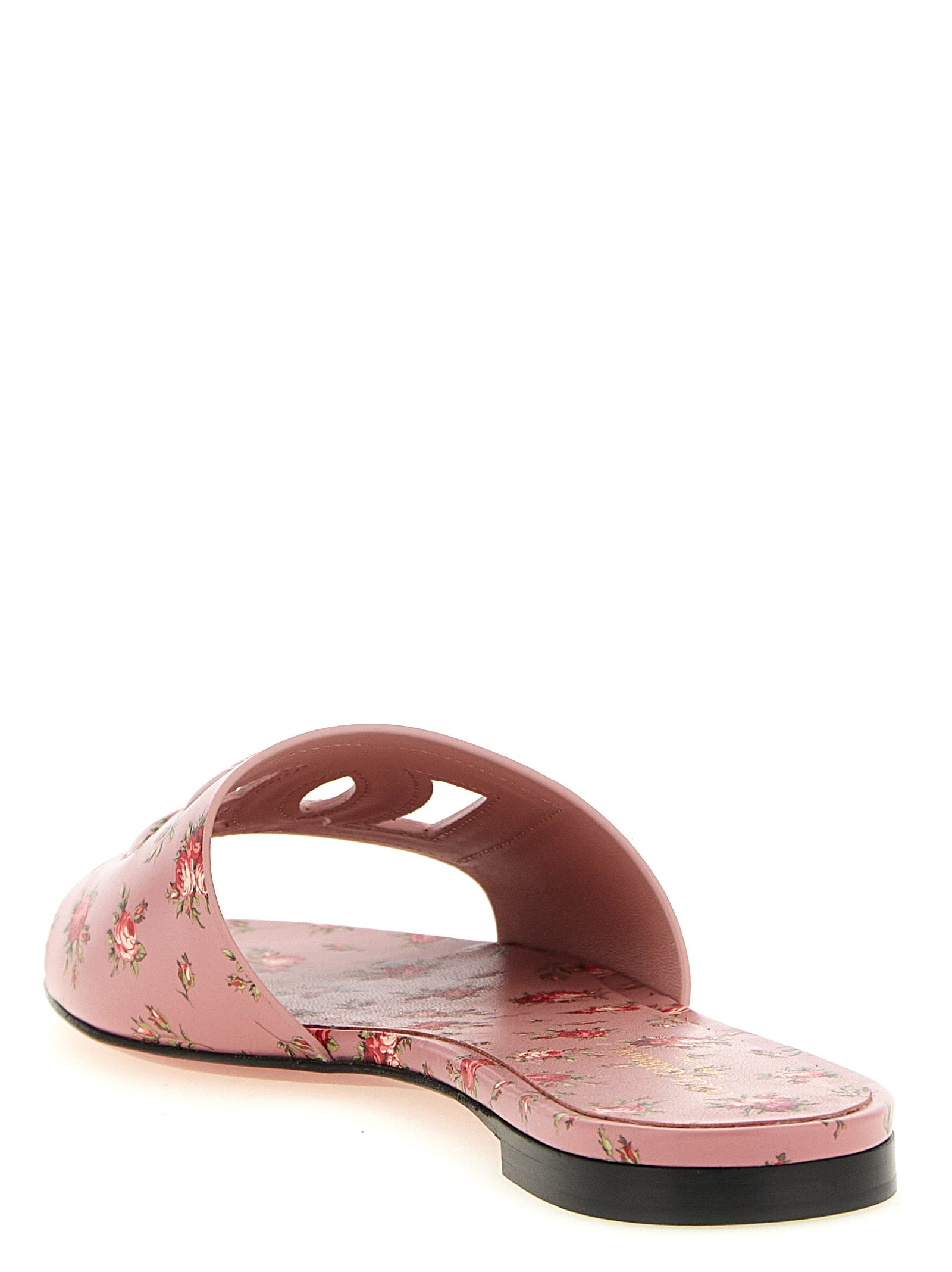 Dolce & Gabbana Multicolor Kalbsleder-Slipper