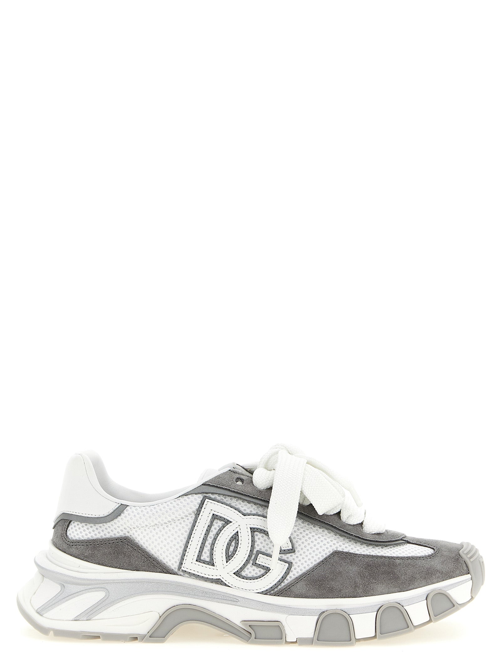 Dolce & Gabbana Graue Sportschuhe aus Polyester