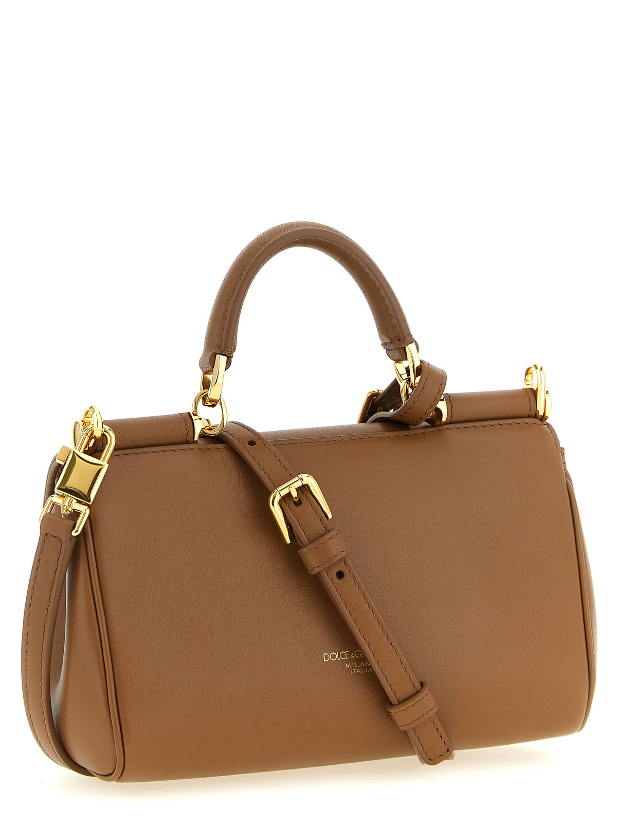 Dolce & Gabbana Braune Kalbsleder-Handtasche