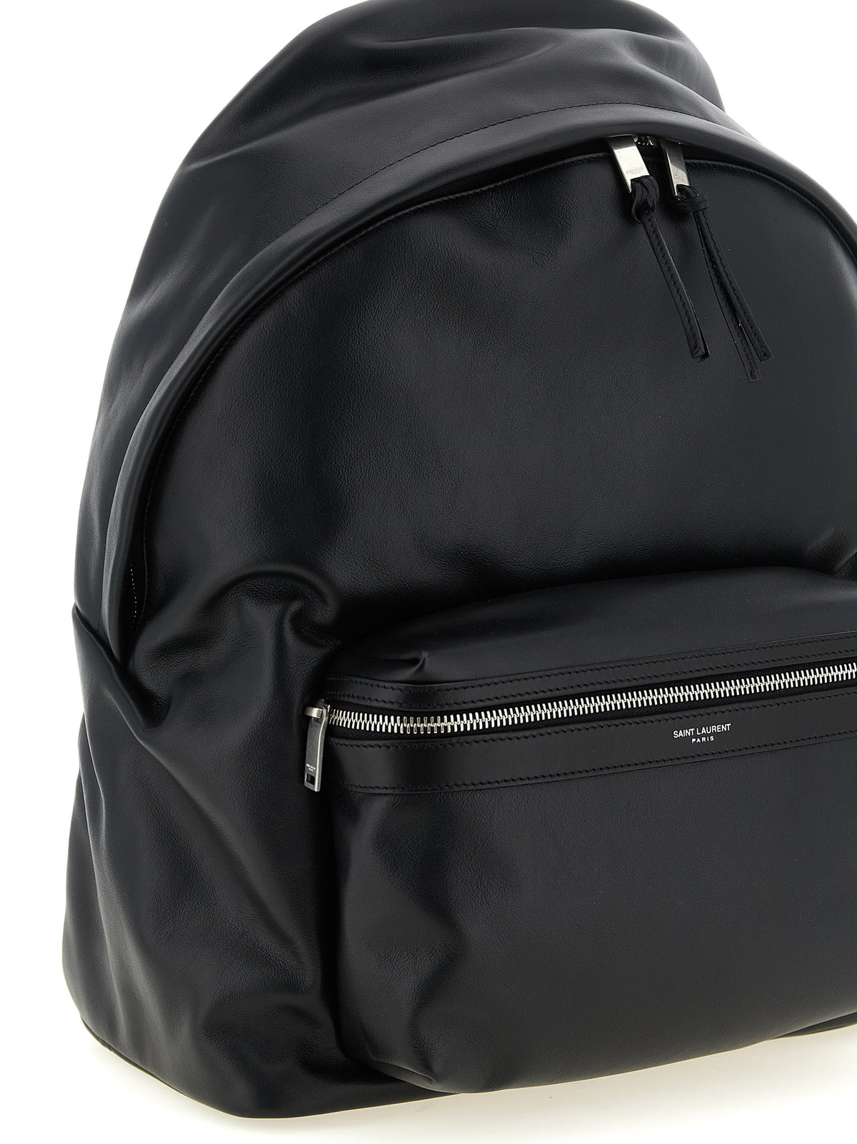 Saint Laurent Rucksack aus schwarzem Kalbsleder