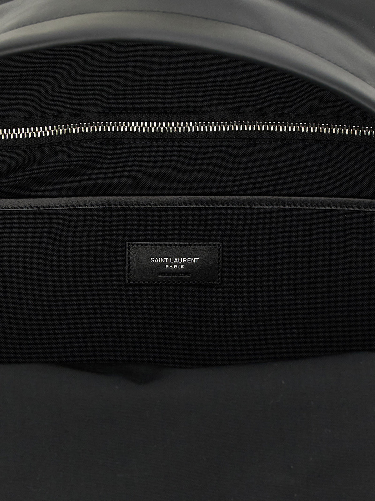 Saint Laurent Rucksack aus schwarzem Kalbsleder