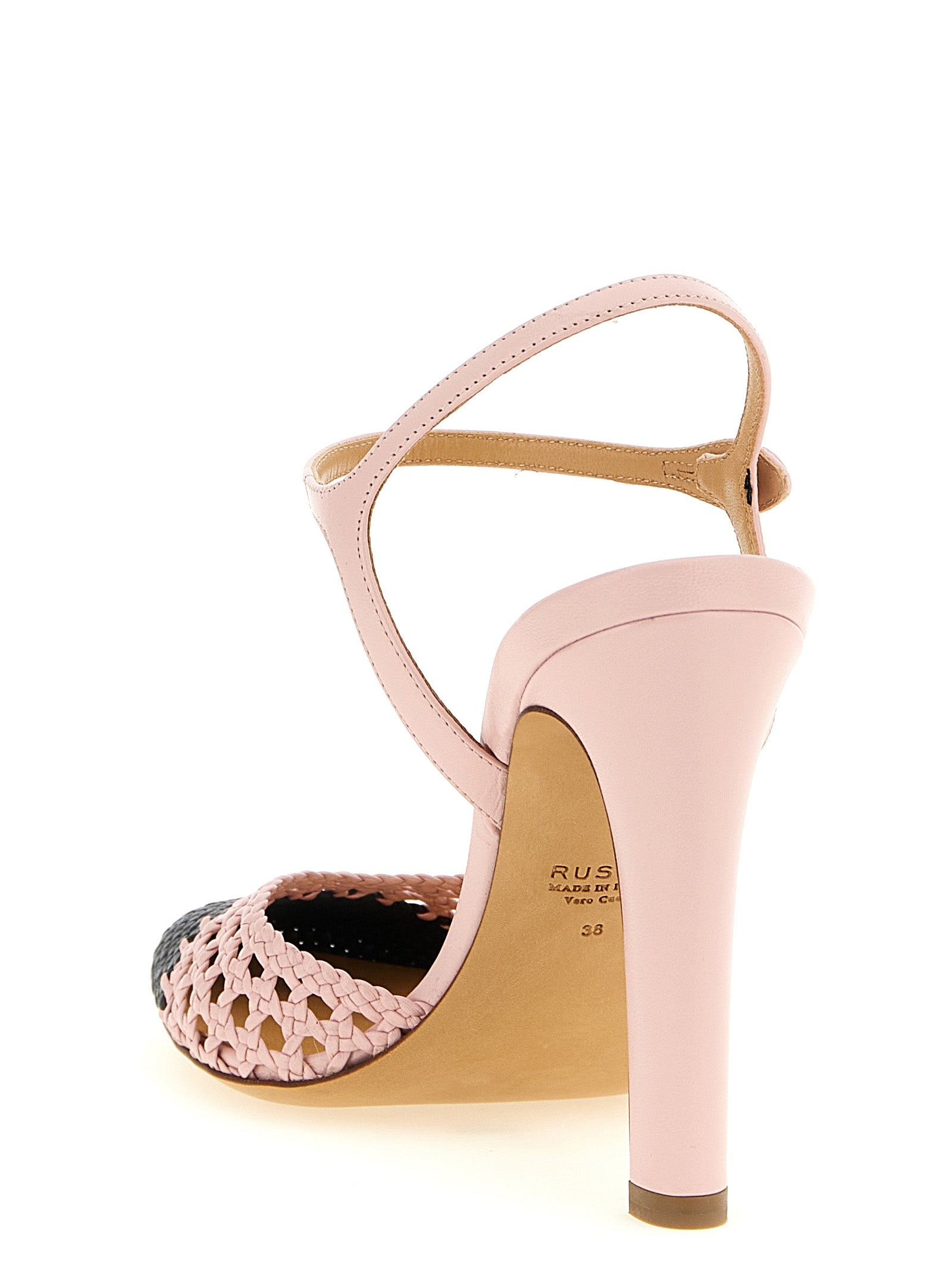 Francesco Russo Mehrfarbige Pumps aus Ziegenleder