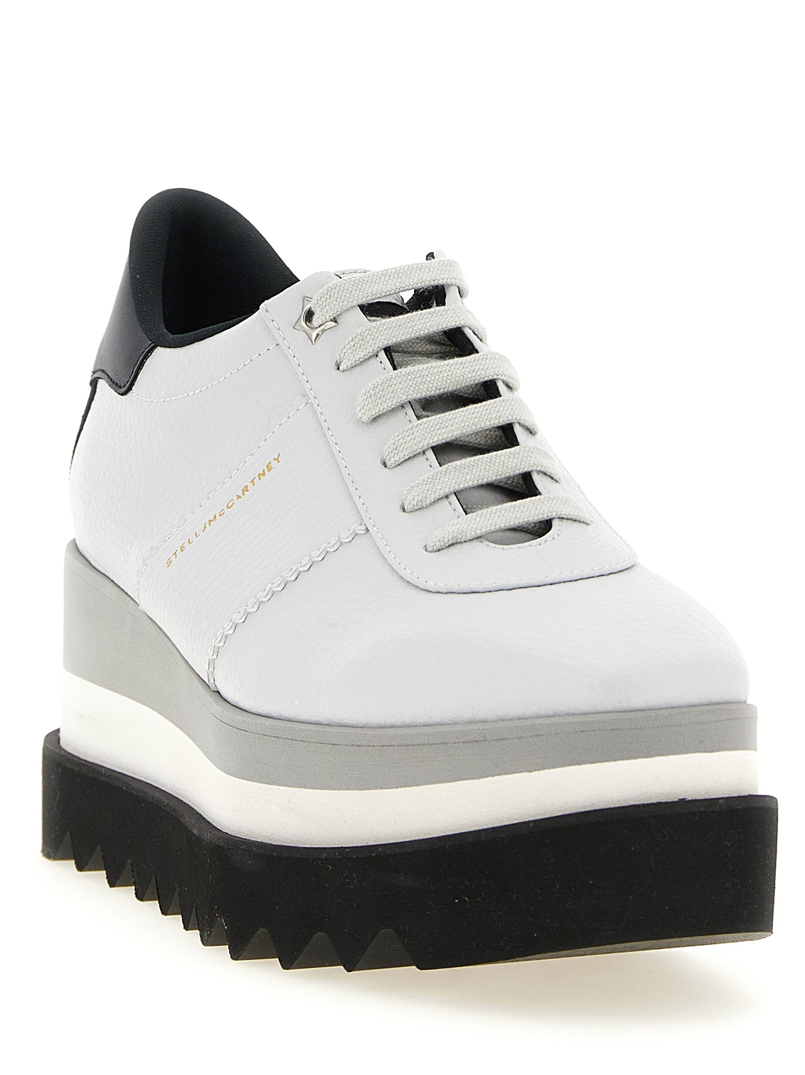 Stella McCartney Graue Keilsandalen aus Polyethylen
