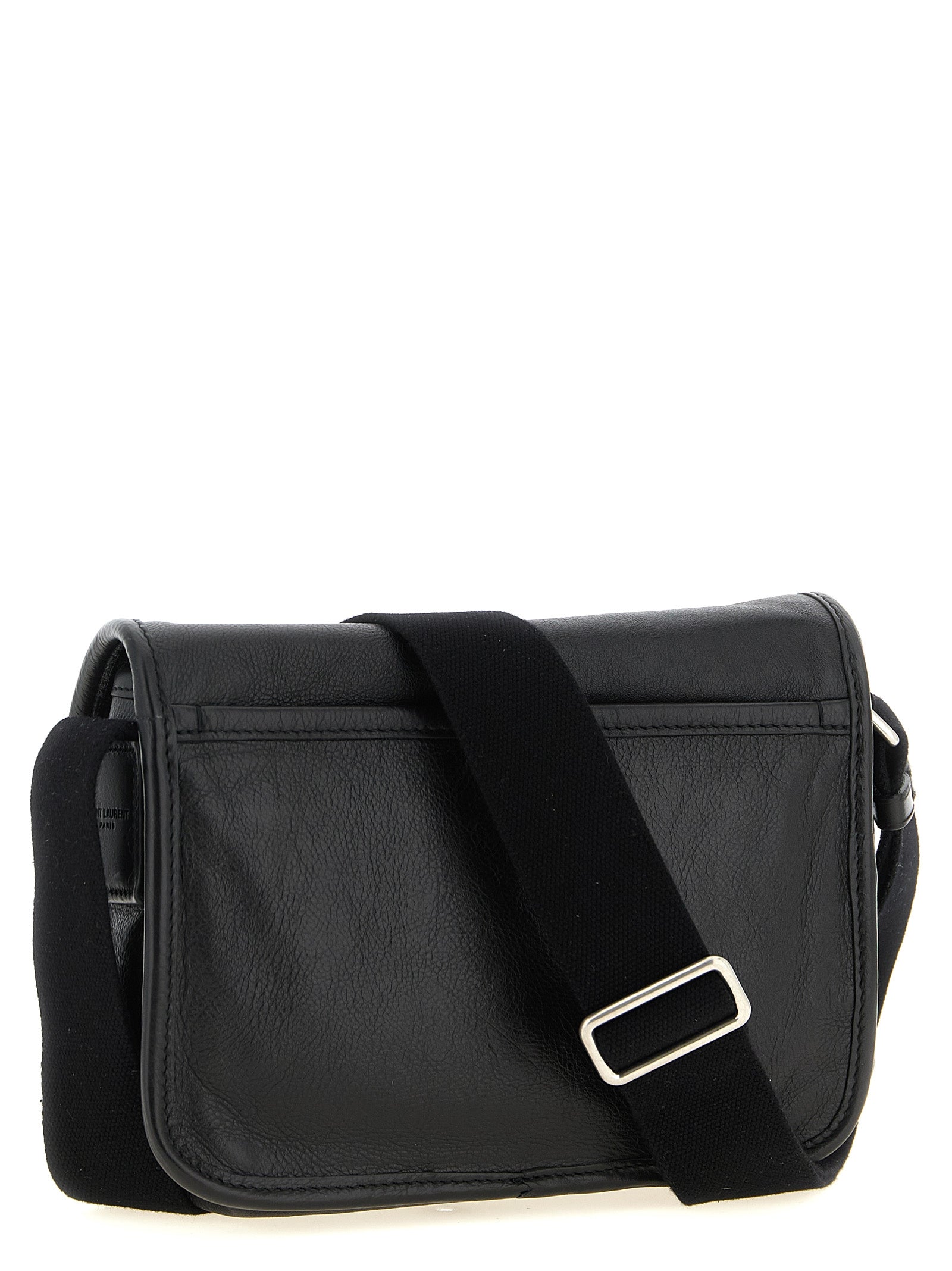 Saint Laurent Schwarze Kalbsleder-Umhängetasche