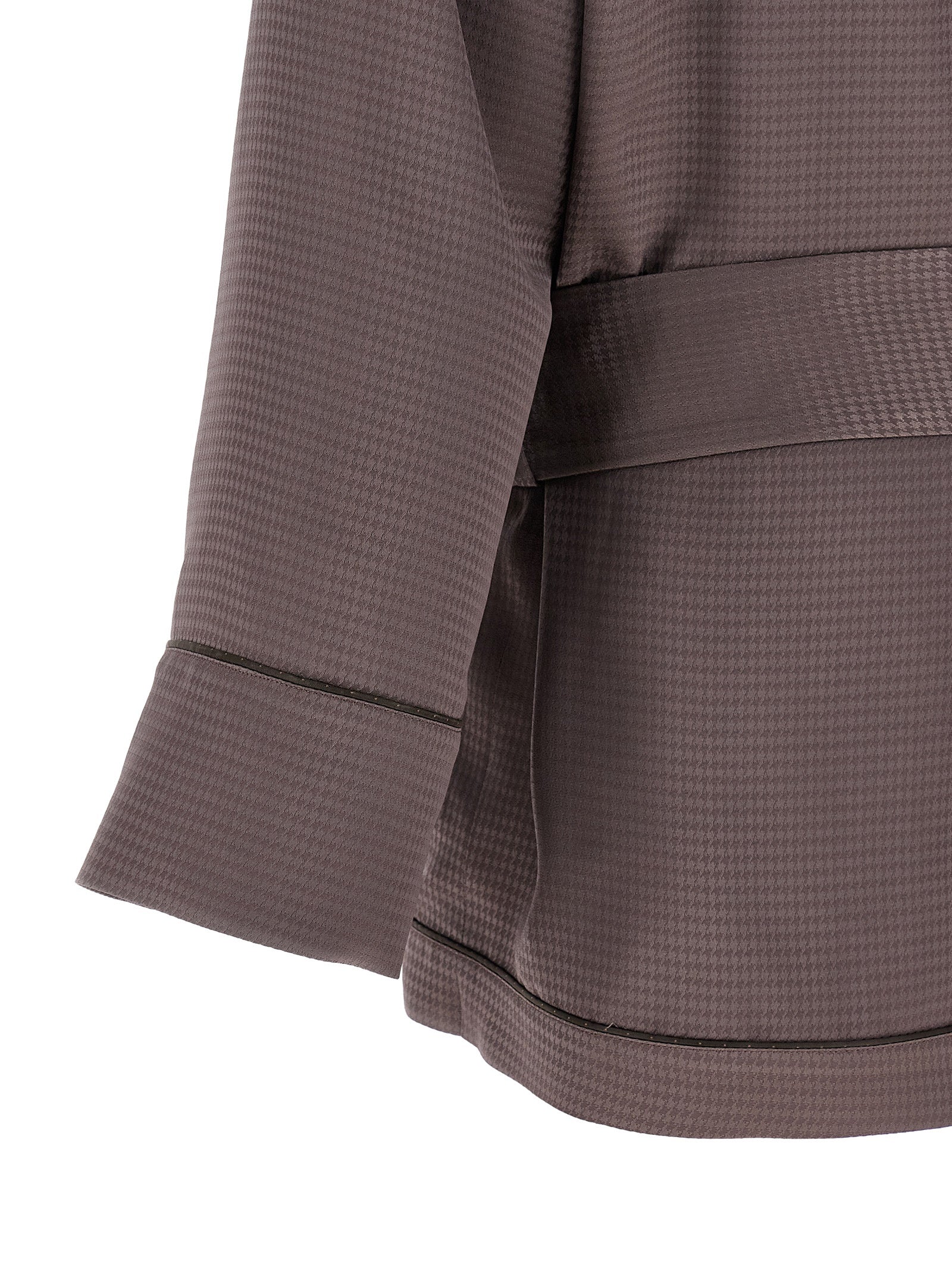 The Attico Violetter Viskose-Blazer