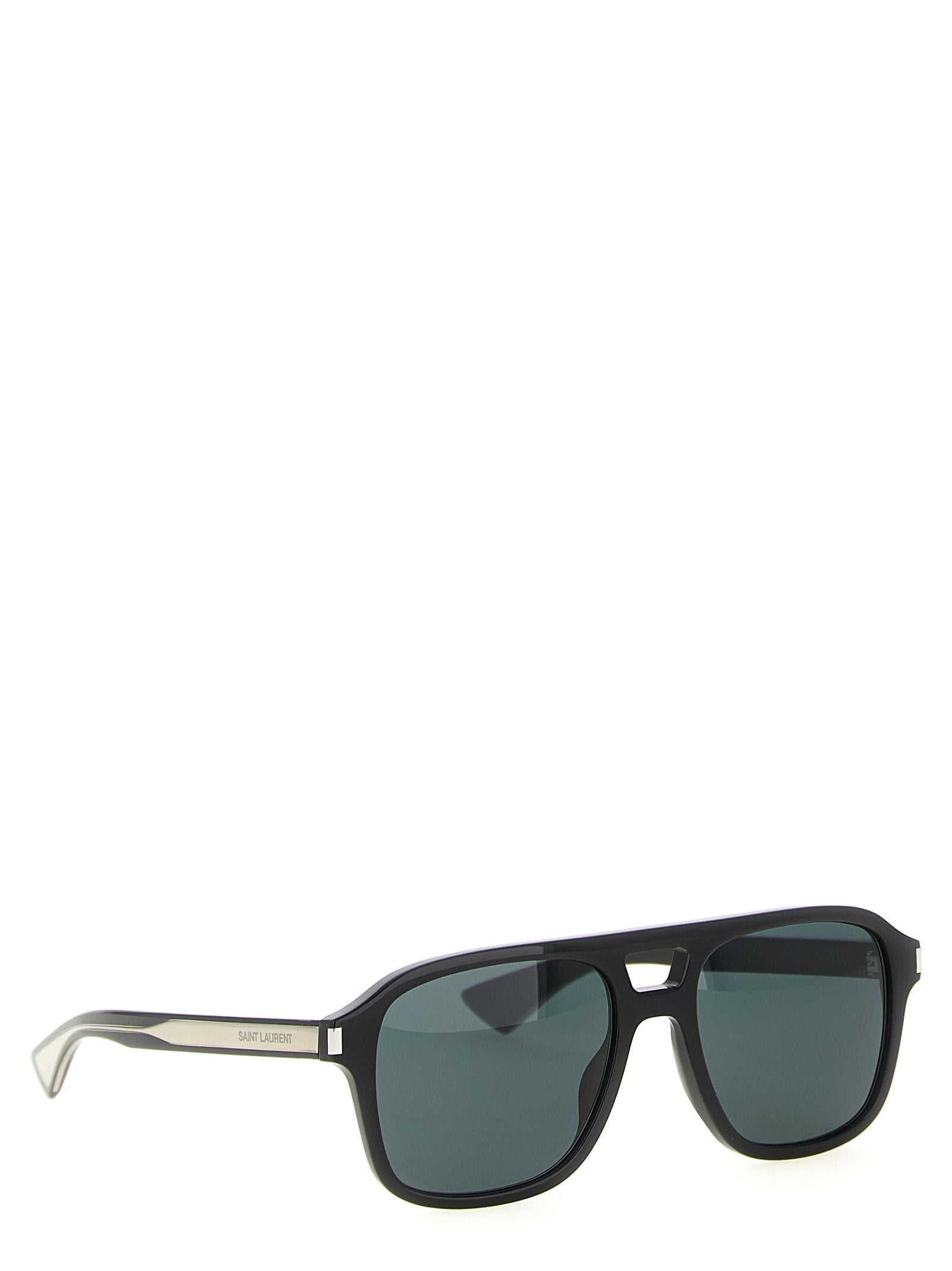 Saint Laurent Schwarze Sonnenbrille aus Acetat