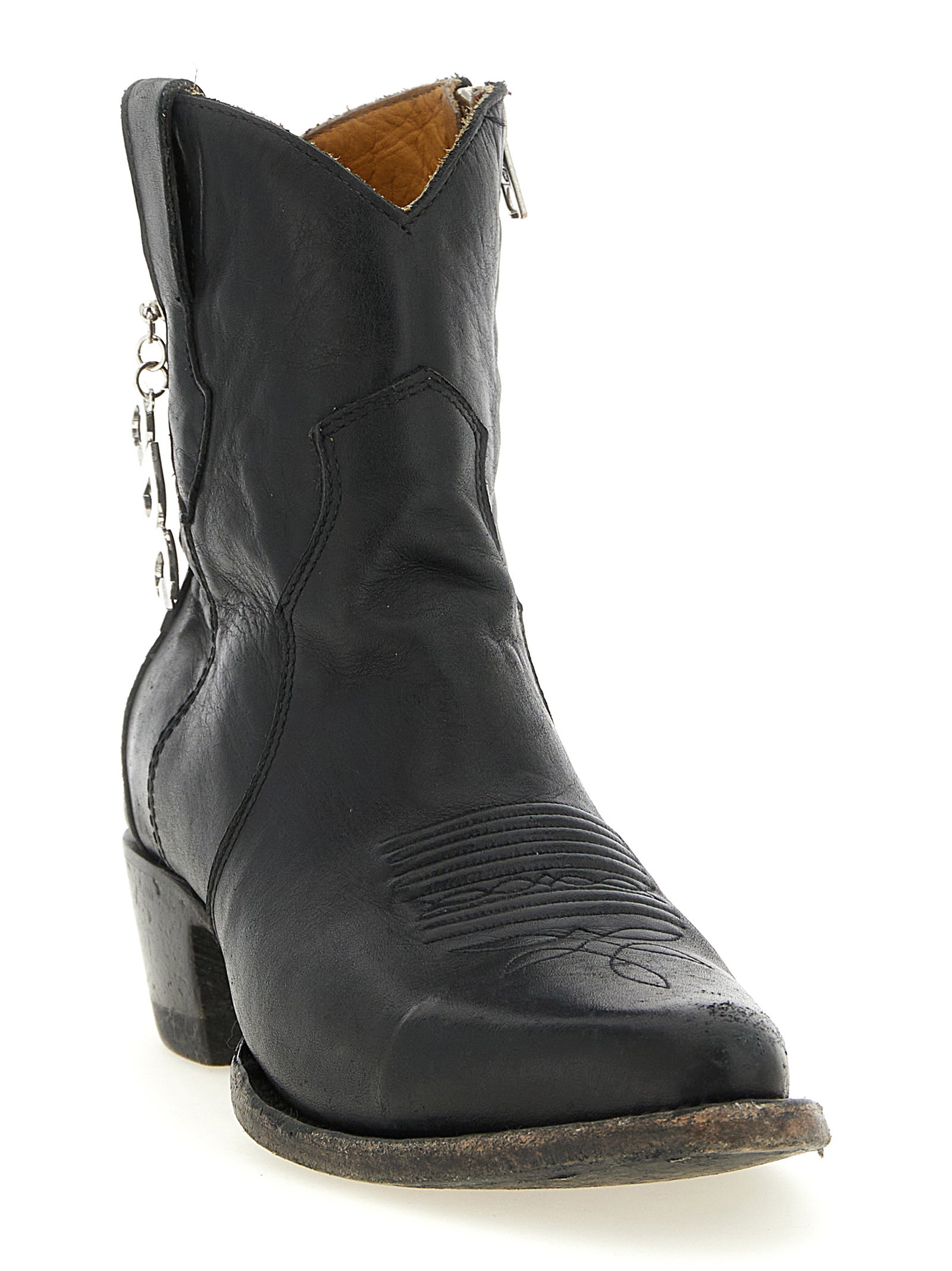 Comme Des Garçons Schwarze Chelsea Boots aus Rindsleder