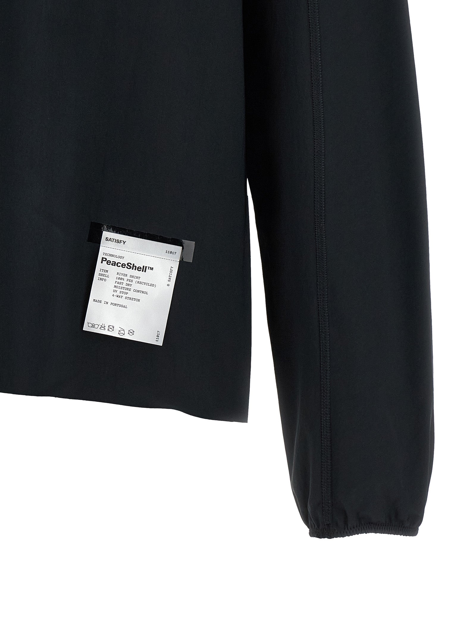 SATISFY Schwarze Bluse aus Polyester