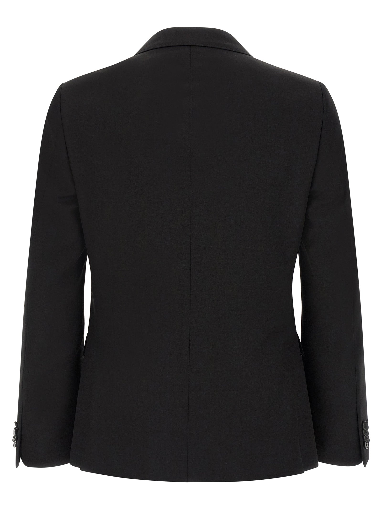 ZEGNA Schwarzer Wollblazer