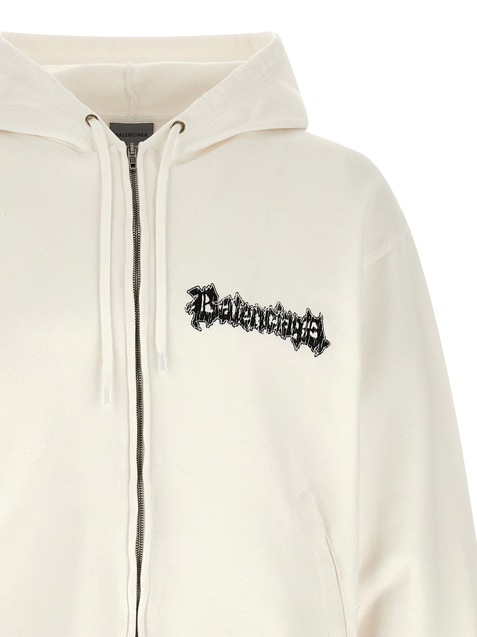Balenciaga Weißes Baumwoll-Sweatshirt