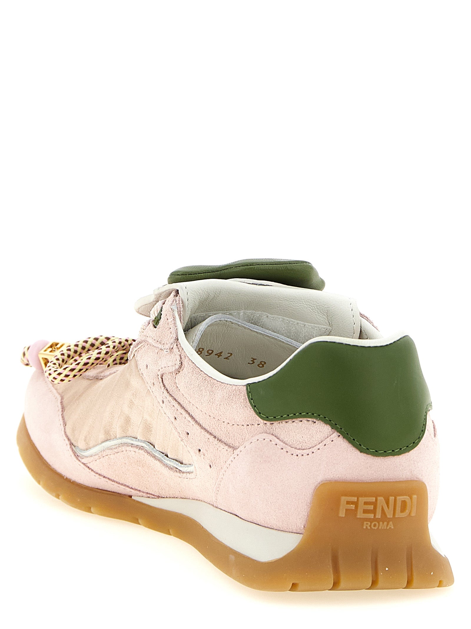 Fendi Bunte Sneaker aus Kalbsleder