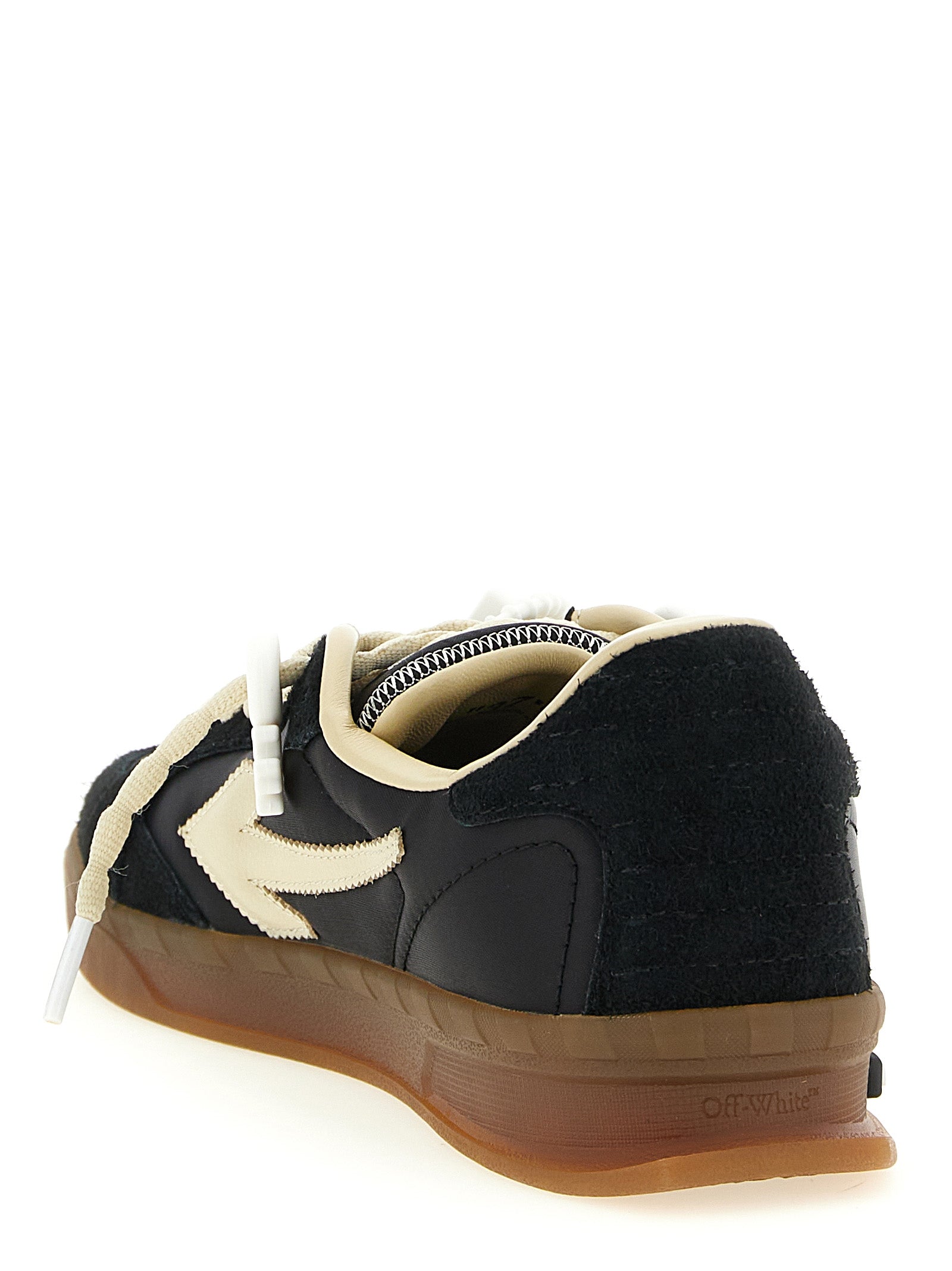 Off-White Schwarze Sneaker aus Nylon im Athletic-Stil