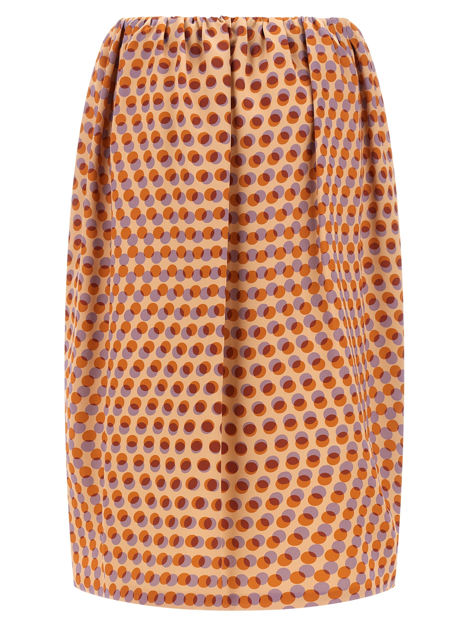 Dries Van Noten Mehrfarbiger Seiden-Midirock