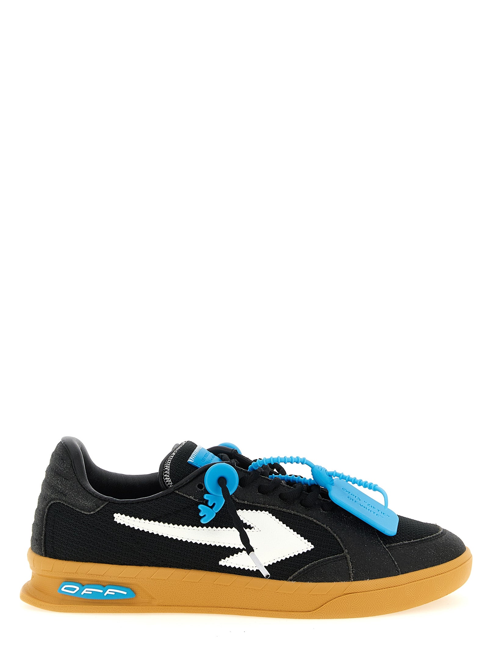 Off-White Schwarze Sneaker aus Polyester für sportliche Looks