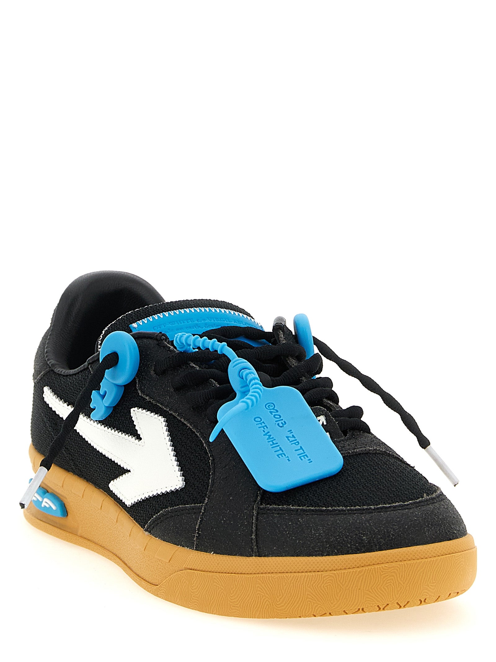 Off-White Schwarze Sneaker aus Polyester für sportliche Looks
