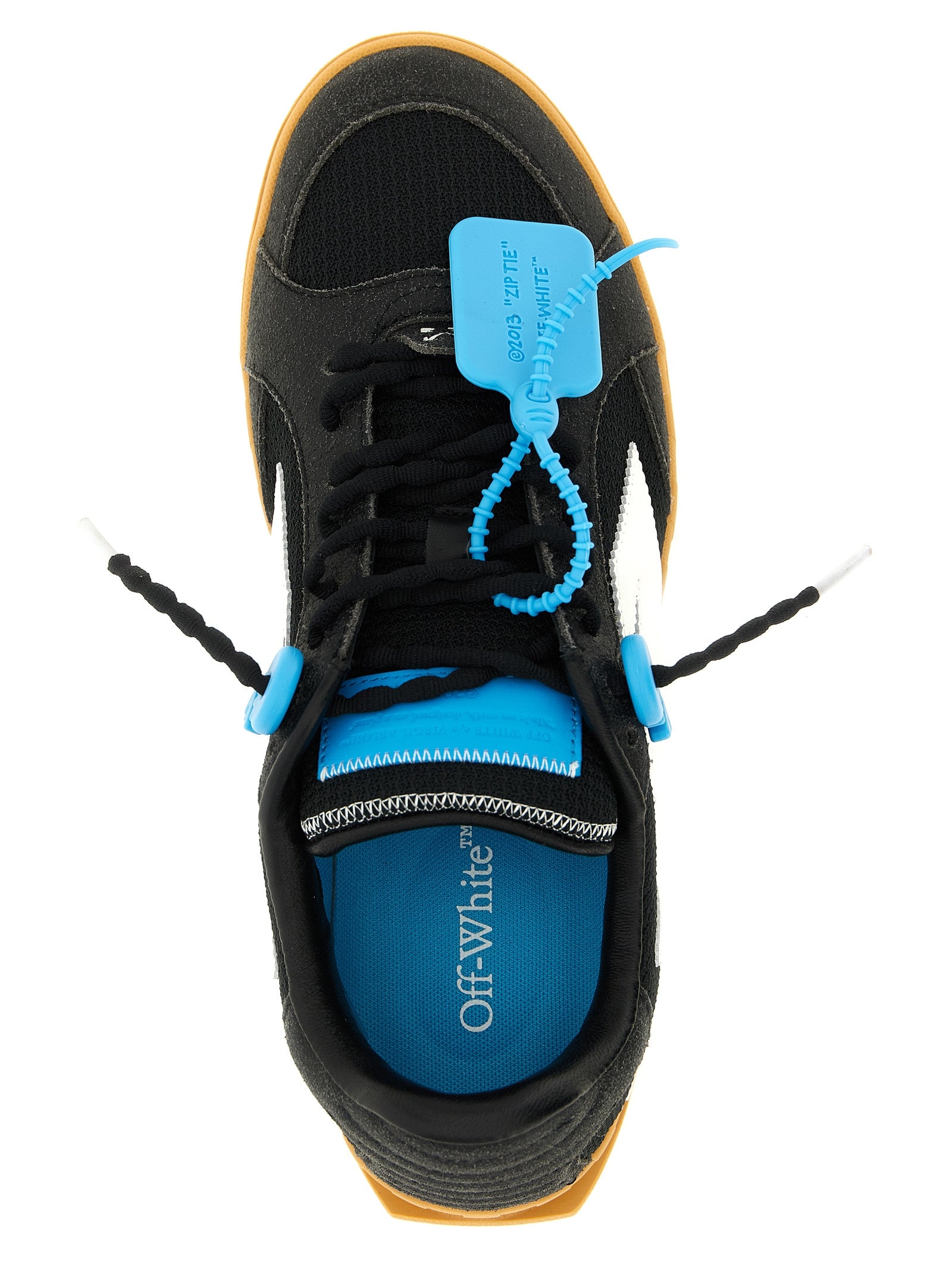 Off-White Schwarze Sneaker aus Polyester für sportliche Looks
